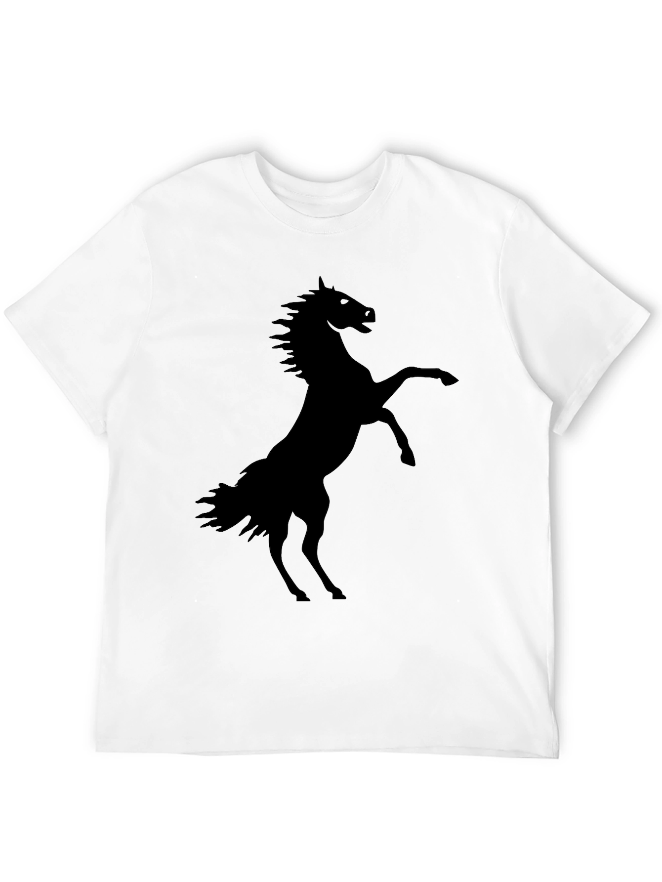 Black Horse Silhouette Graphic Tee