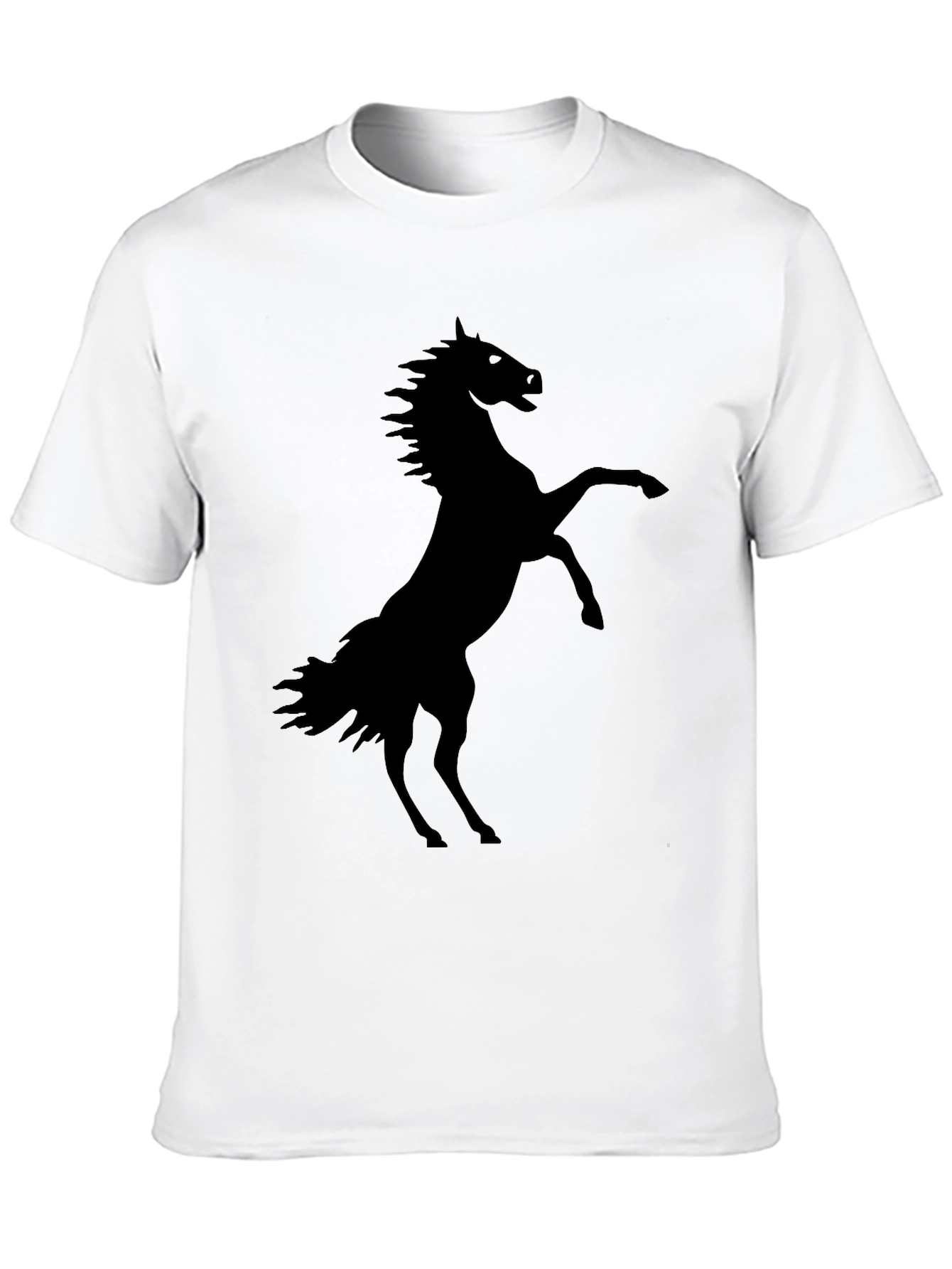 Black Horse Silhouette Graphic Tee