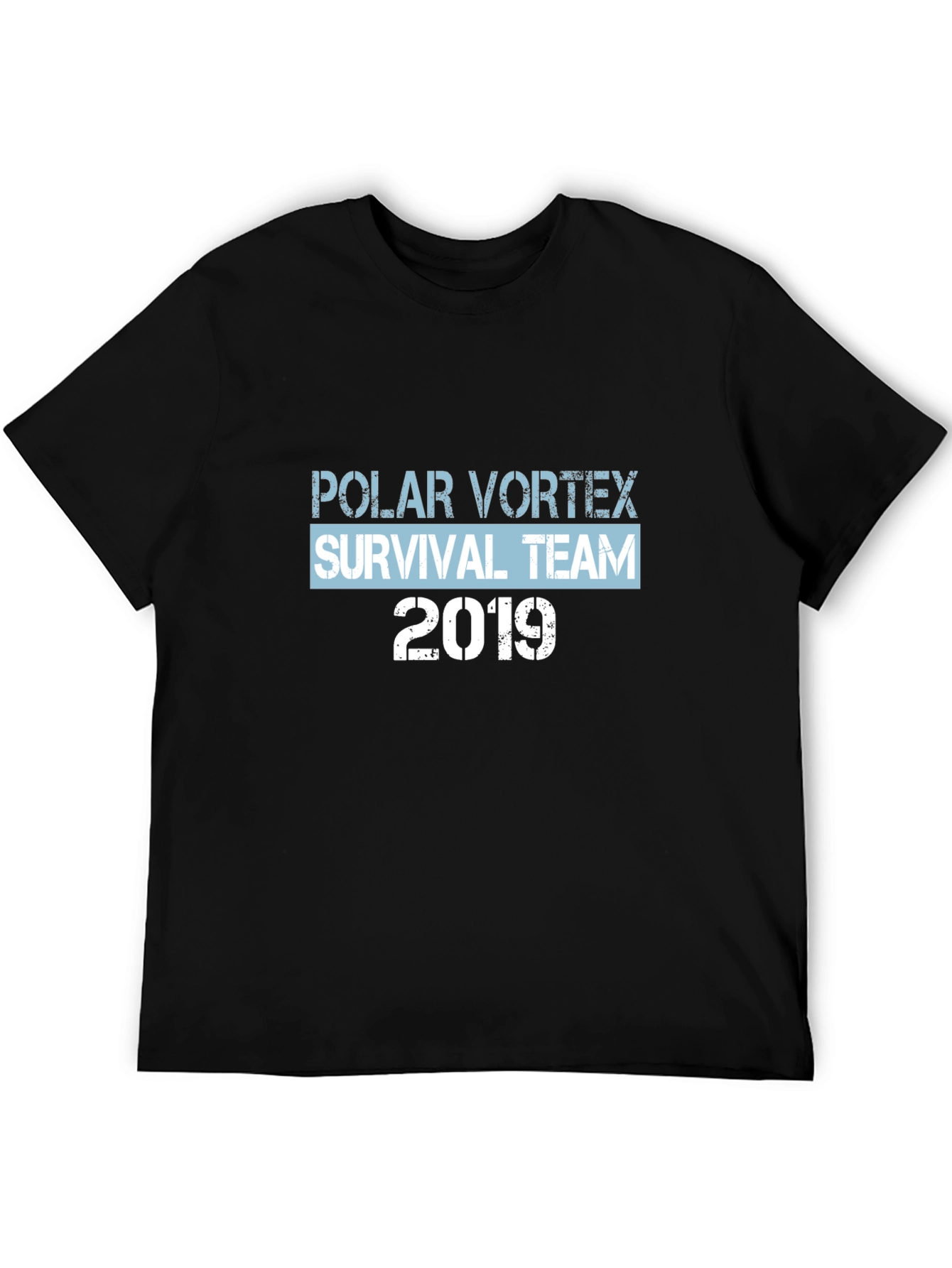 Polar Vortex Survival Team 2019 Black T-Shirt