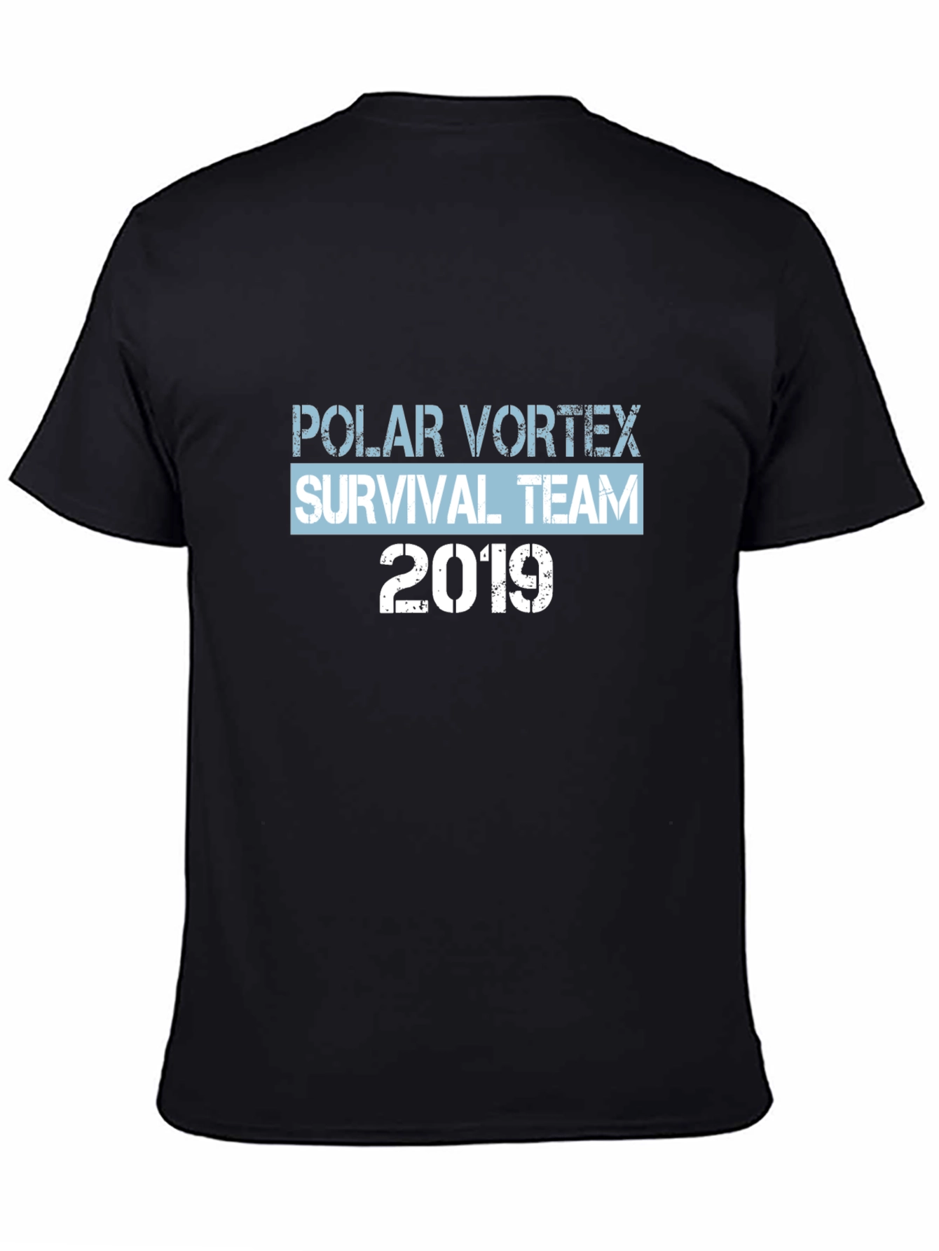 Polar Vortex Survival Team 2019 Black T-Shirt