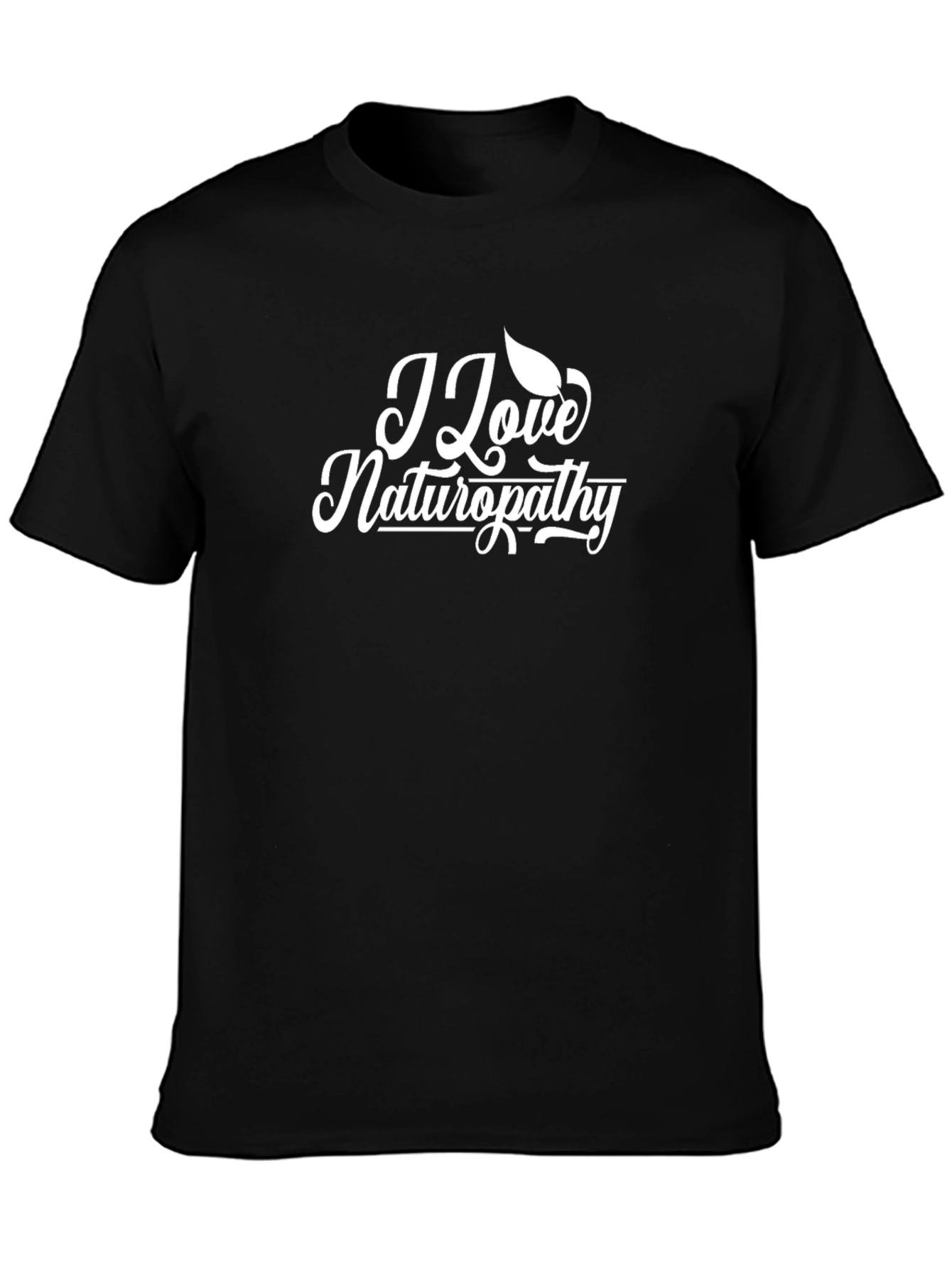 I Love Naturopathy T-Shirt - Black