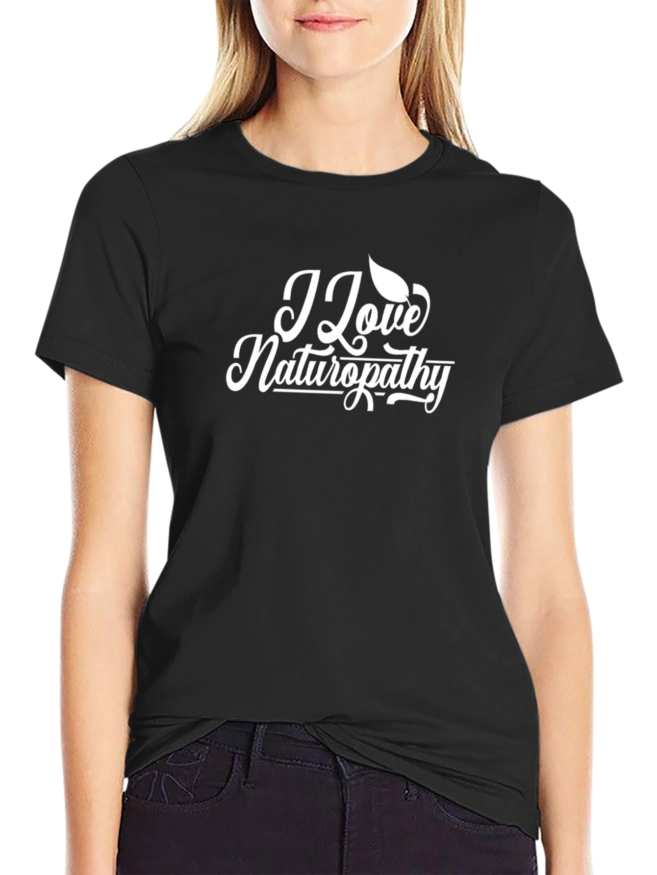 I Love Naturopathy T-Shirt - Black