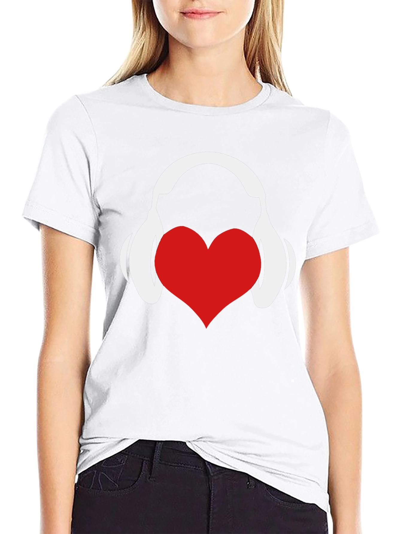 Love Music Graphic Tee - Black Cotton T-Shirt