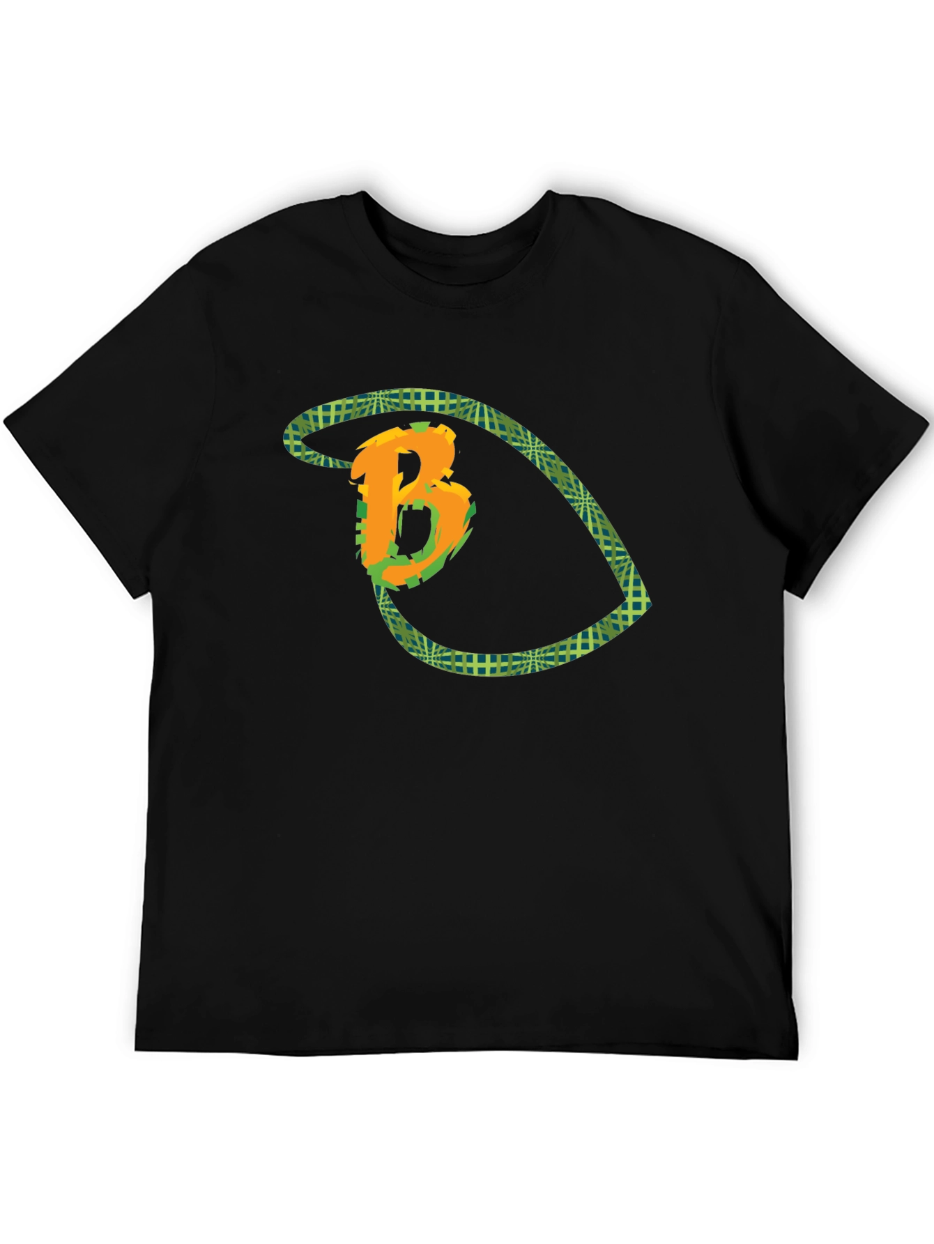B Logo Graphic Tee - Black