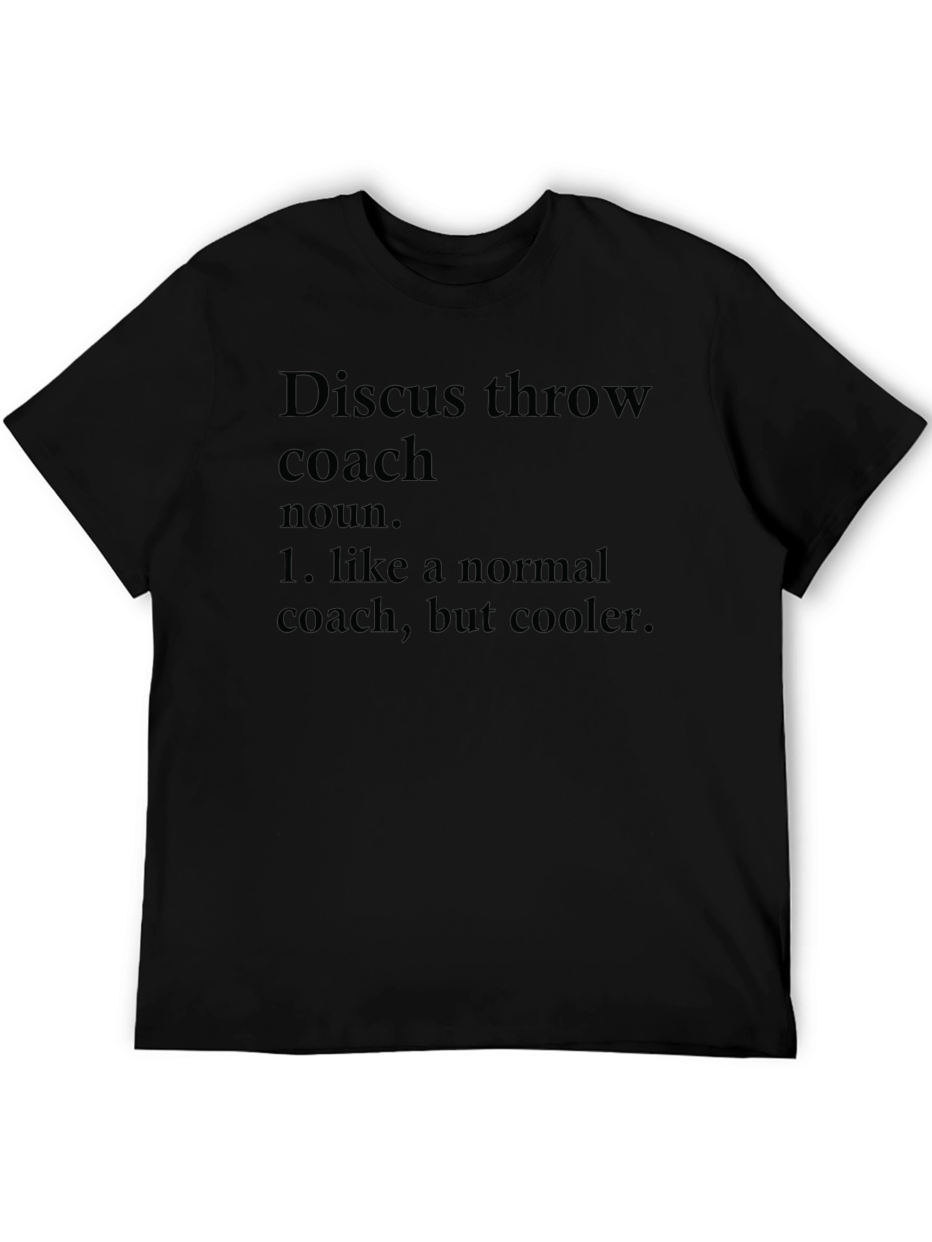 Discus Throw Coach Definition T-Shirt