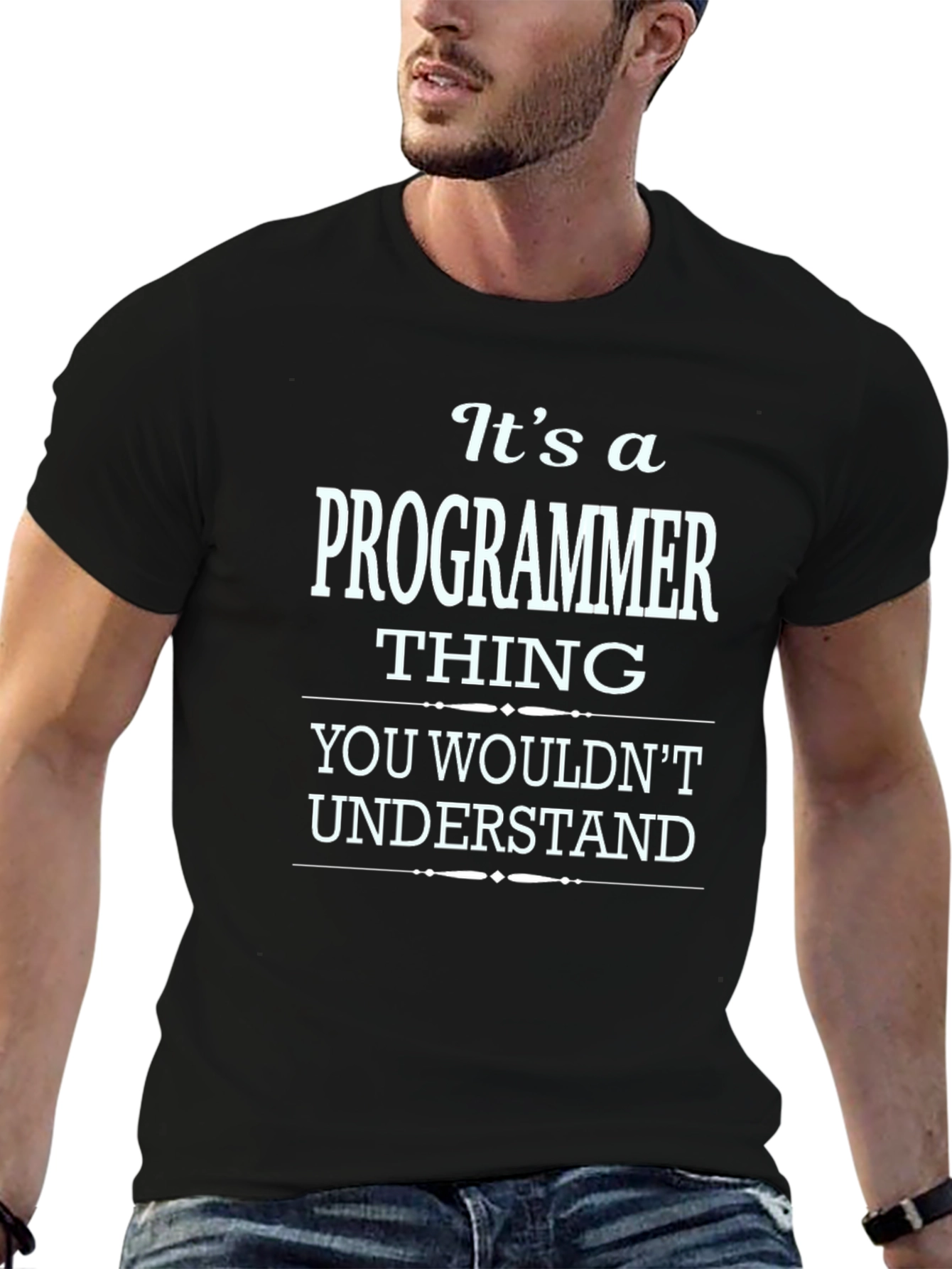 Programmer Thing - Black T-Shirt