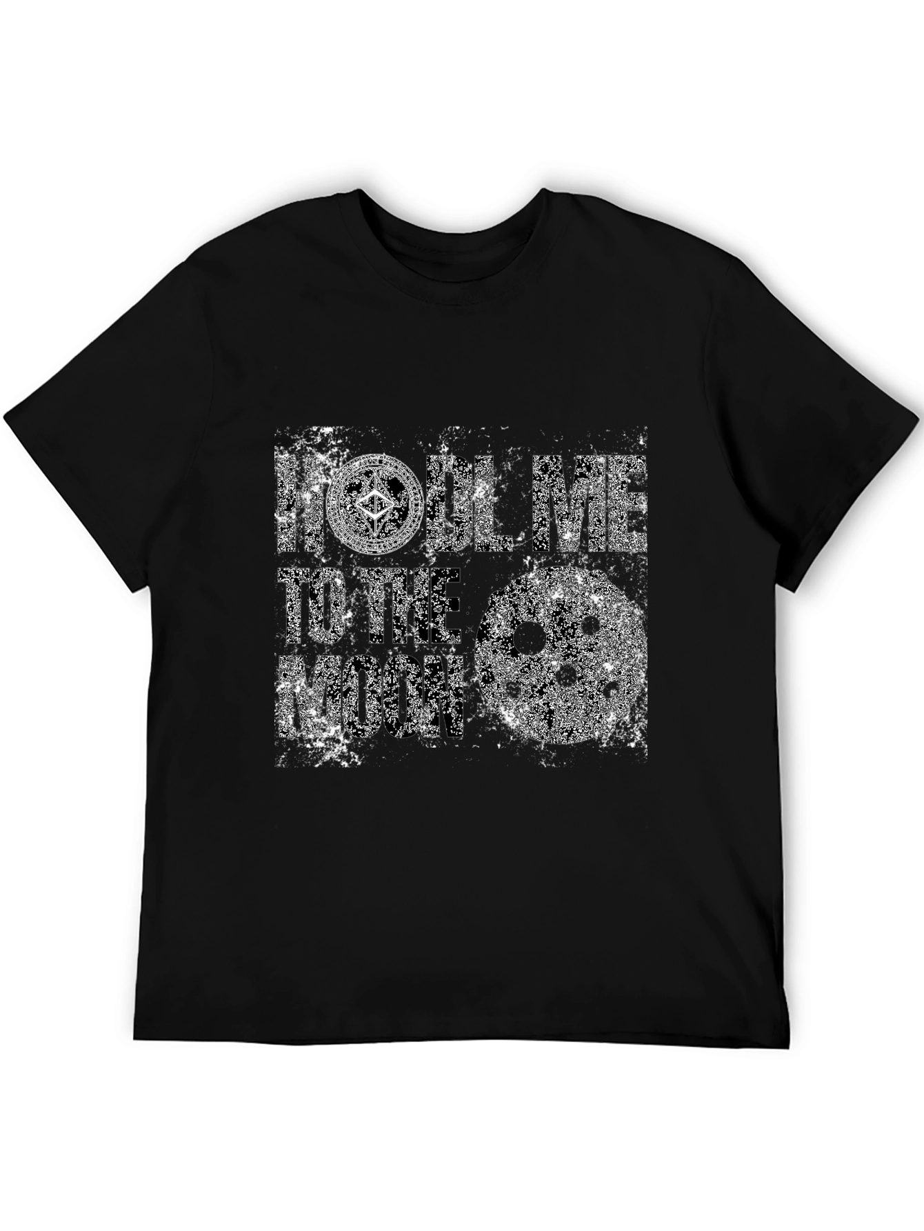 HODL Me to the Moon Black T-Shirt
