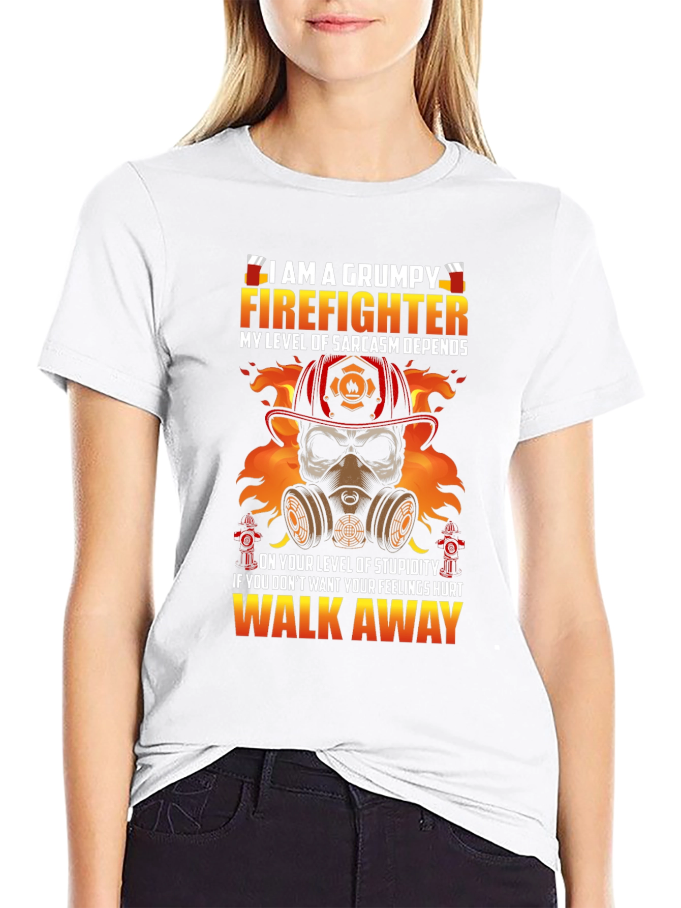 Grumpy Firefighter Sarcasm T-Shirt