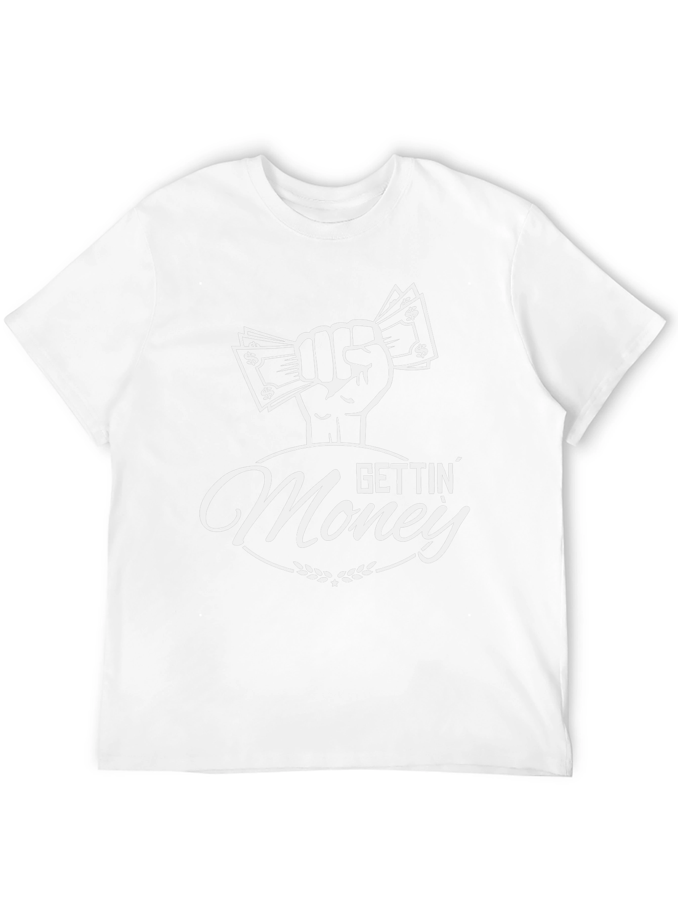 Gettin Money Graphic Print T-Shirt