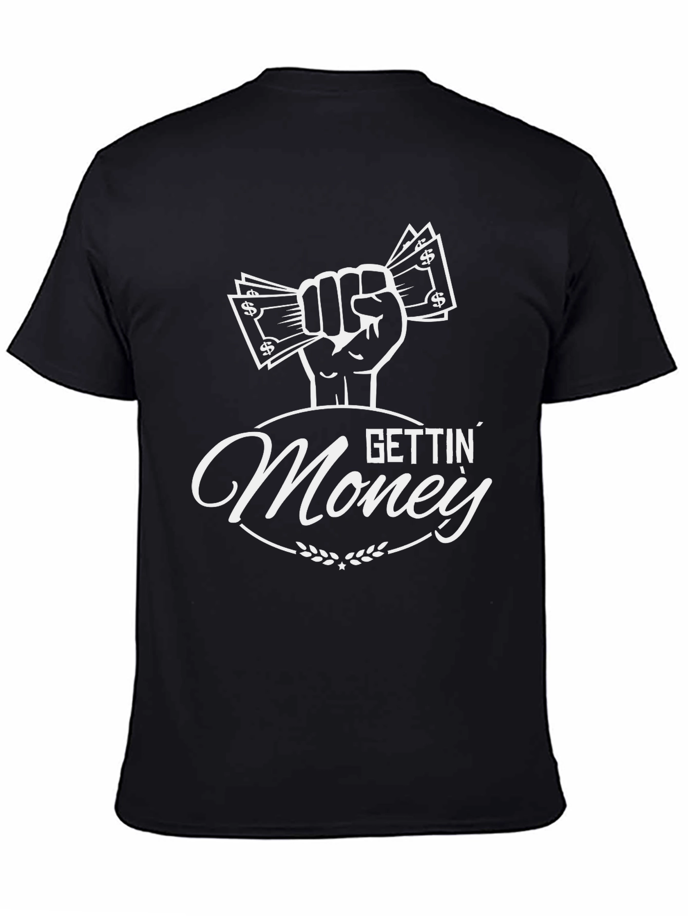 Gettin Money Graphic Print T-Shirt