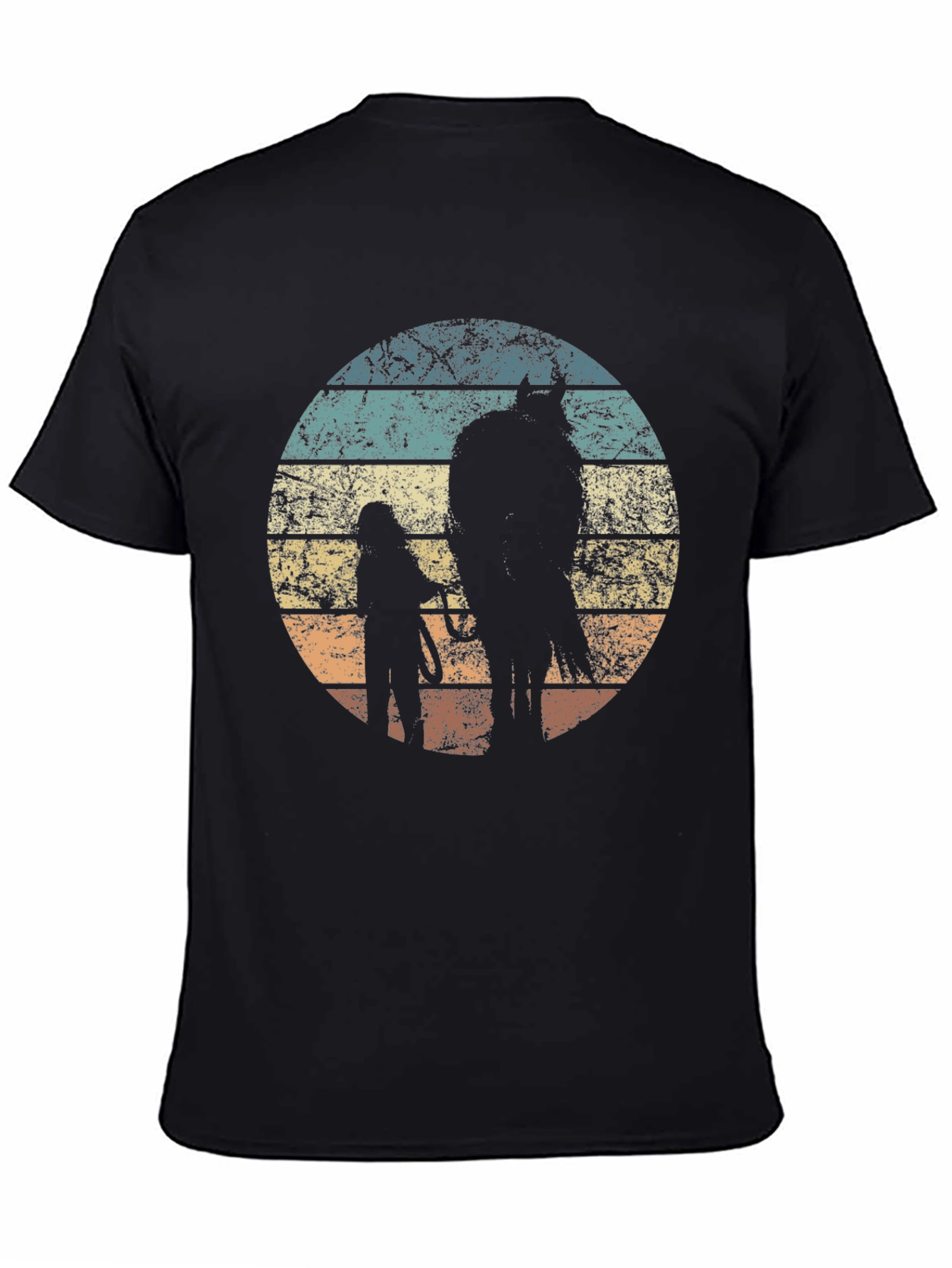 Retro Horse & Rider Graphic Tee