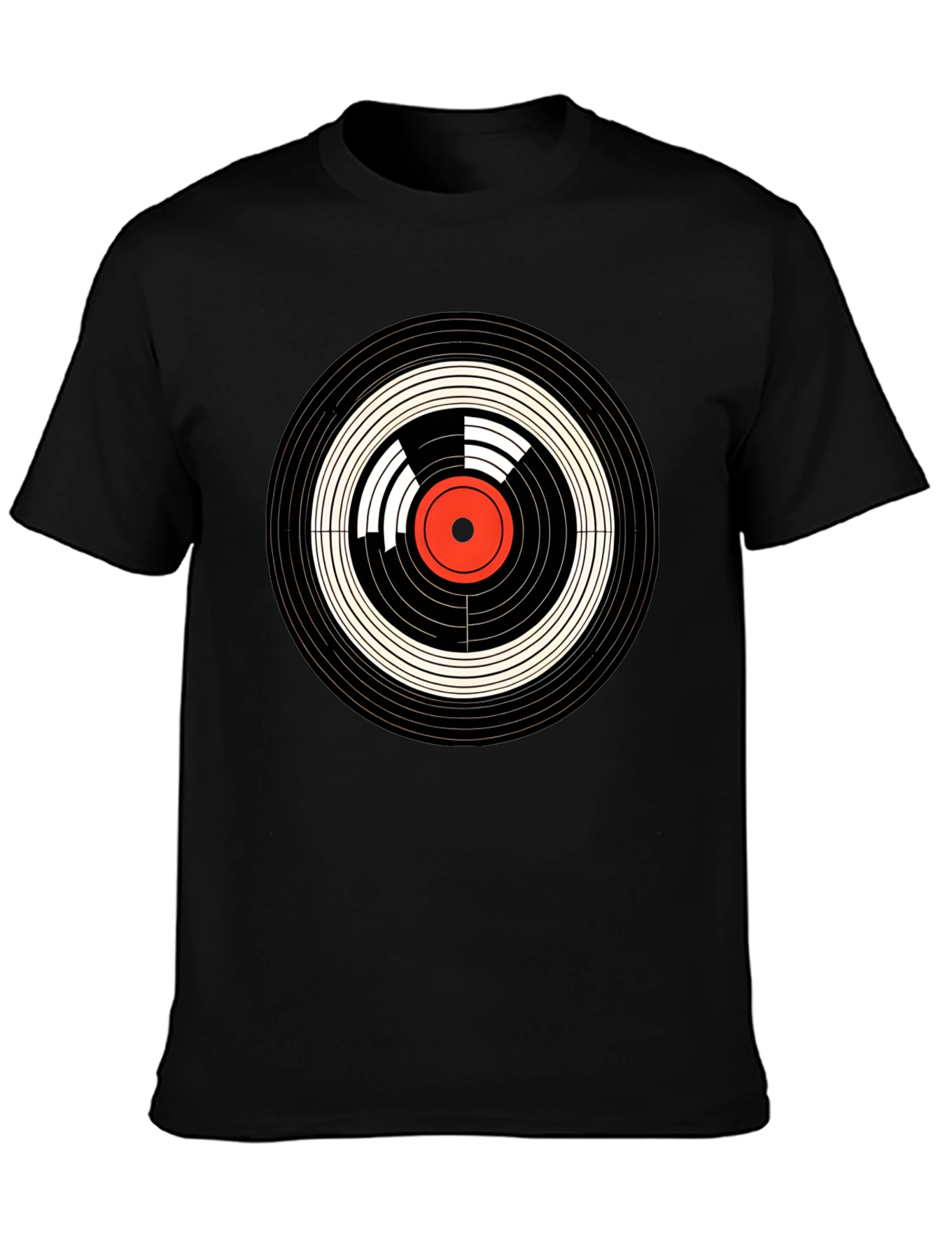 Retro Vinyl Record Target Graphic Tee