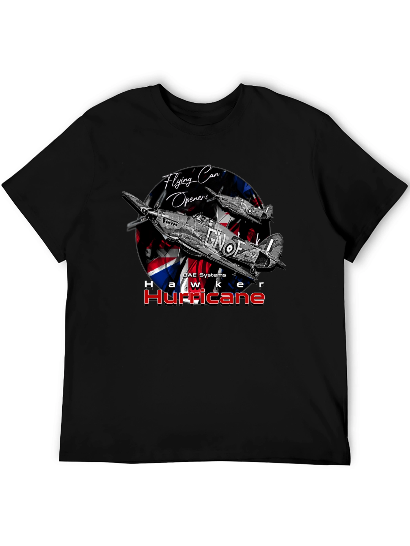 Hawker Hurricane T-Shirt - Flying Can Openers Tee