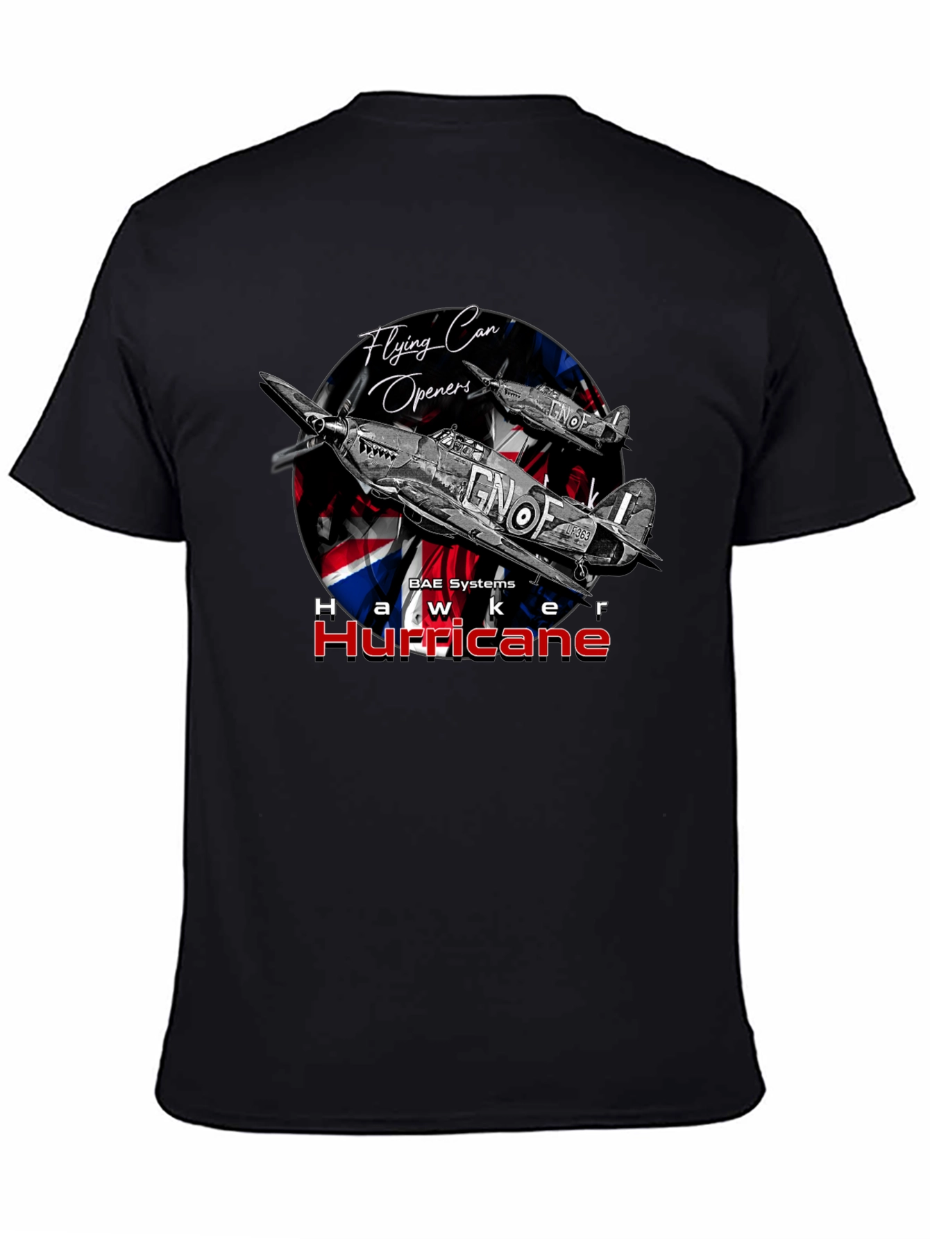 Hawker Hurricane T-Shirt - Flying Can Openers Tee