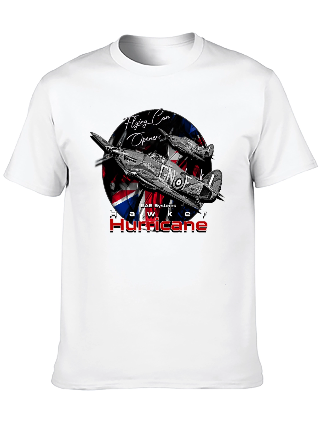 Hawker Hurricane T-Shirt - Flying Can Openers Tee