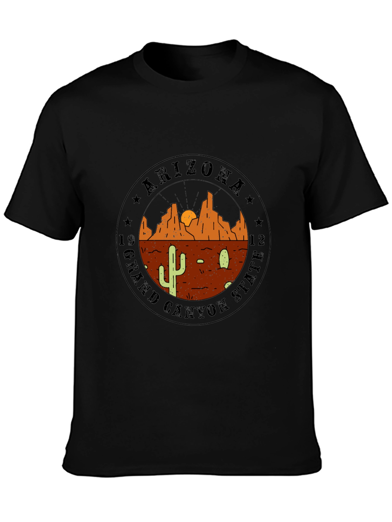 Arizona Grand Canyon State Black T-Shirt