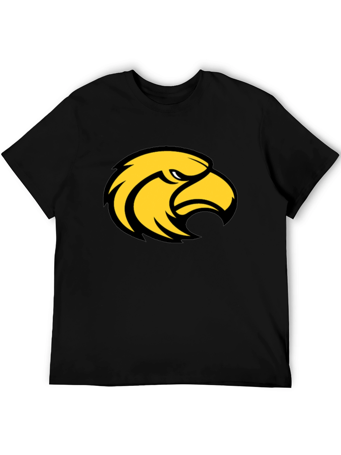 Black T-Shirt with Eagle Graphic
