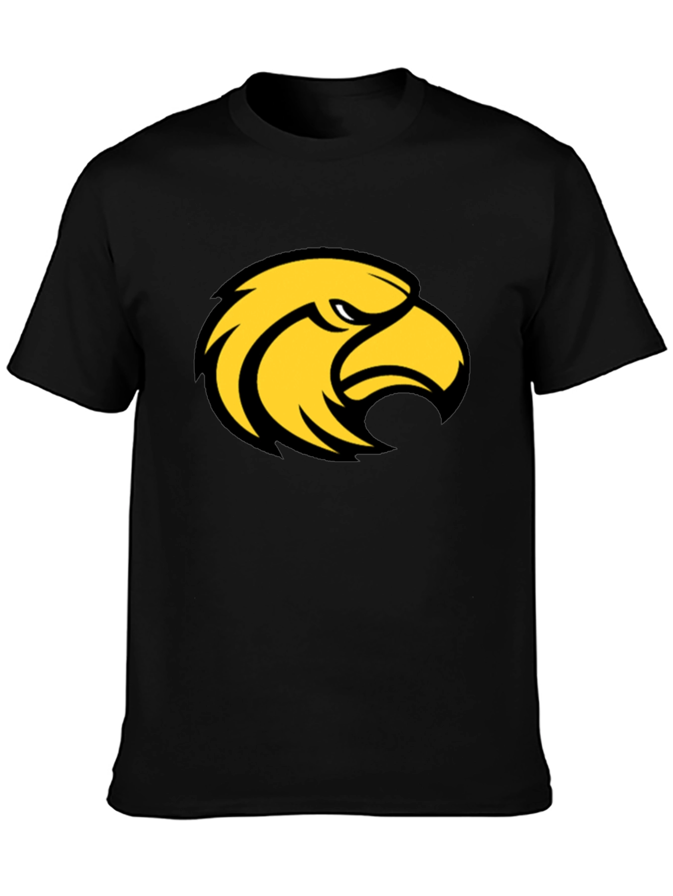 Black T-Shirt with Eagle Graphic