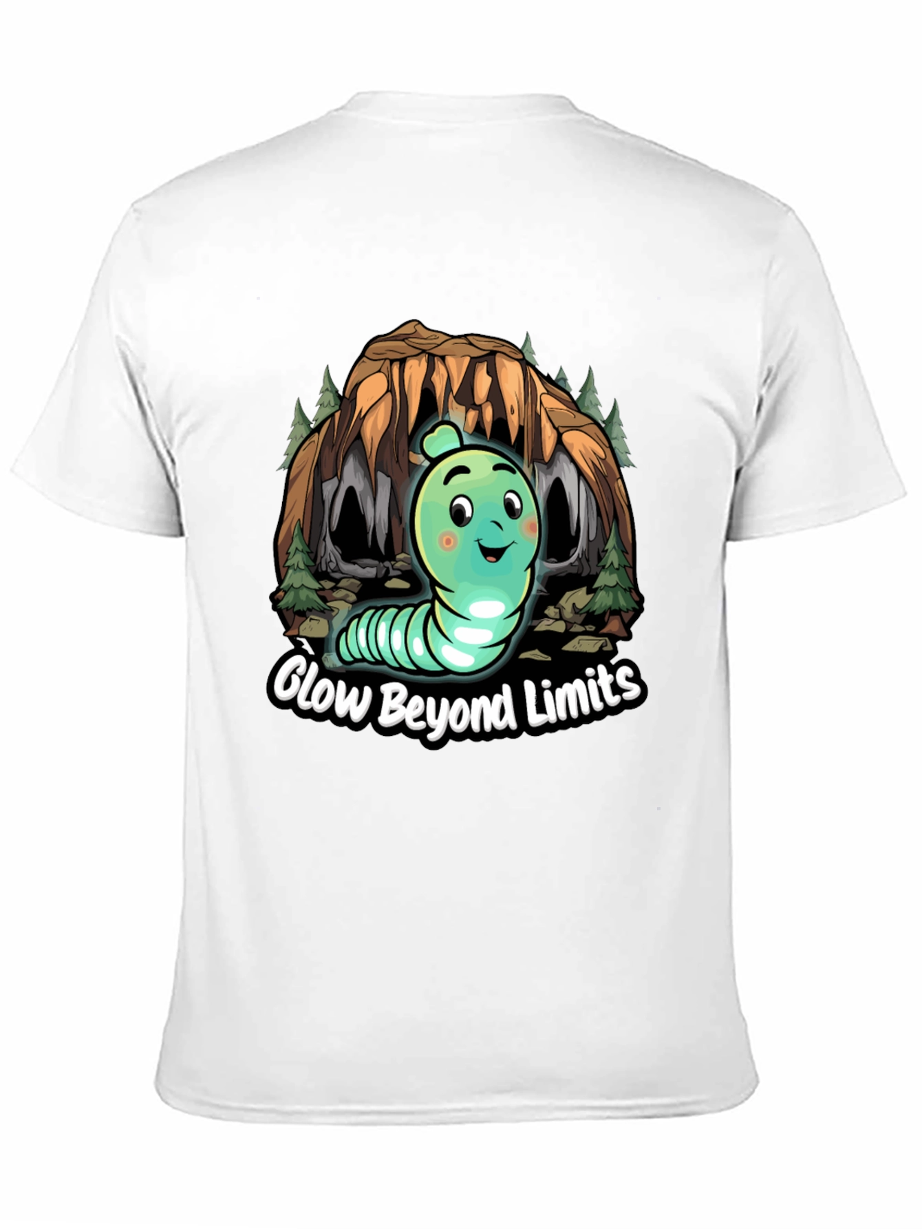 Glow Beyond Limits T-Shirt - Fun Graphic Tee