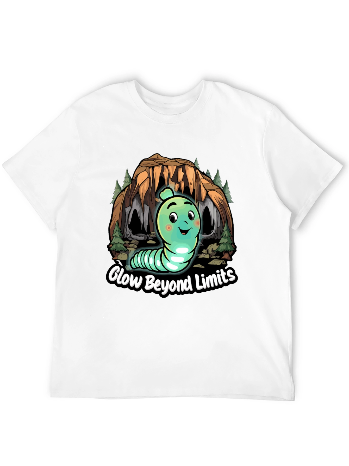 Glow Beyond Limits T-Shirt - Fun Graphic Tee