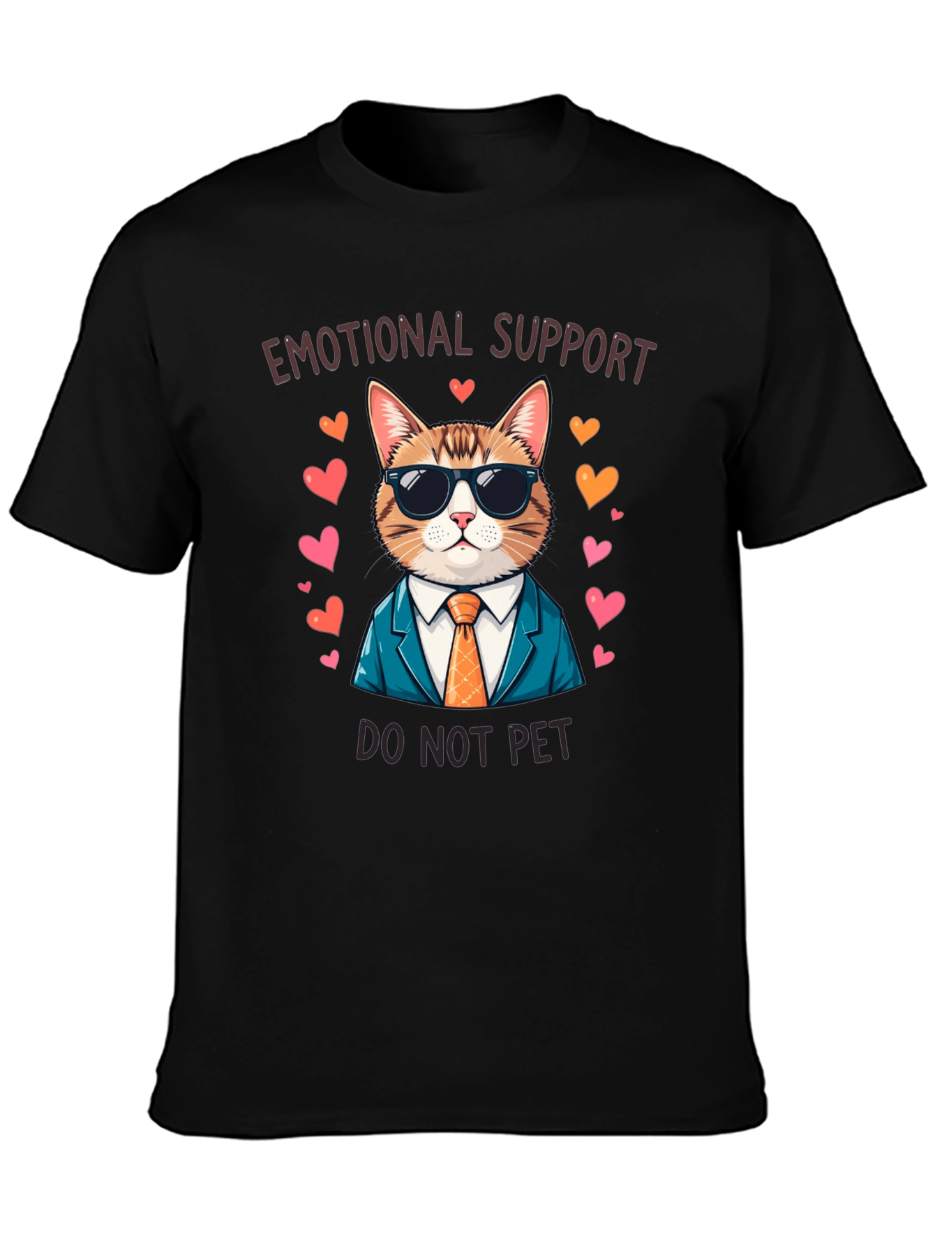 Emotional Support Cat T-Shirt - Do Not Pet!