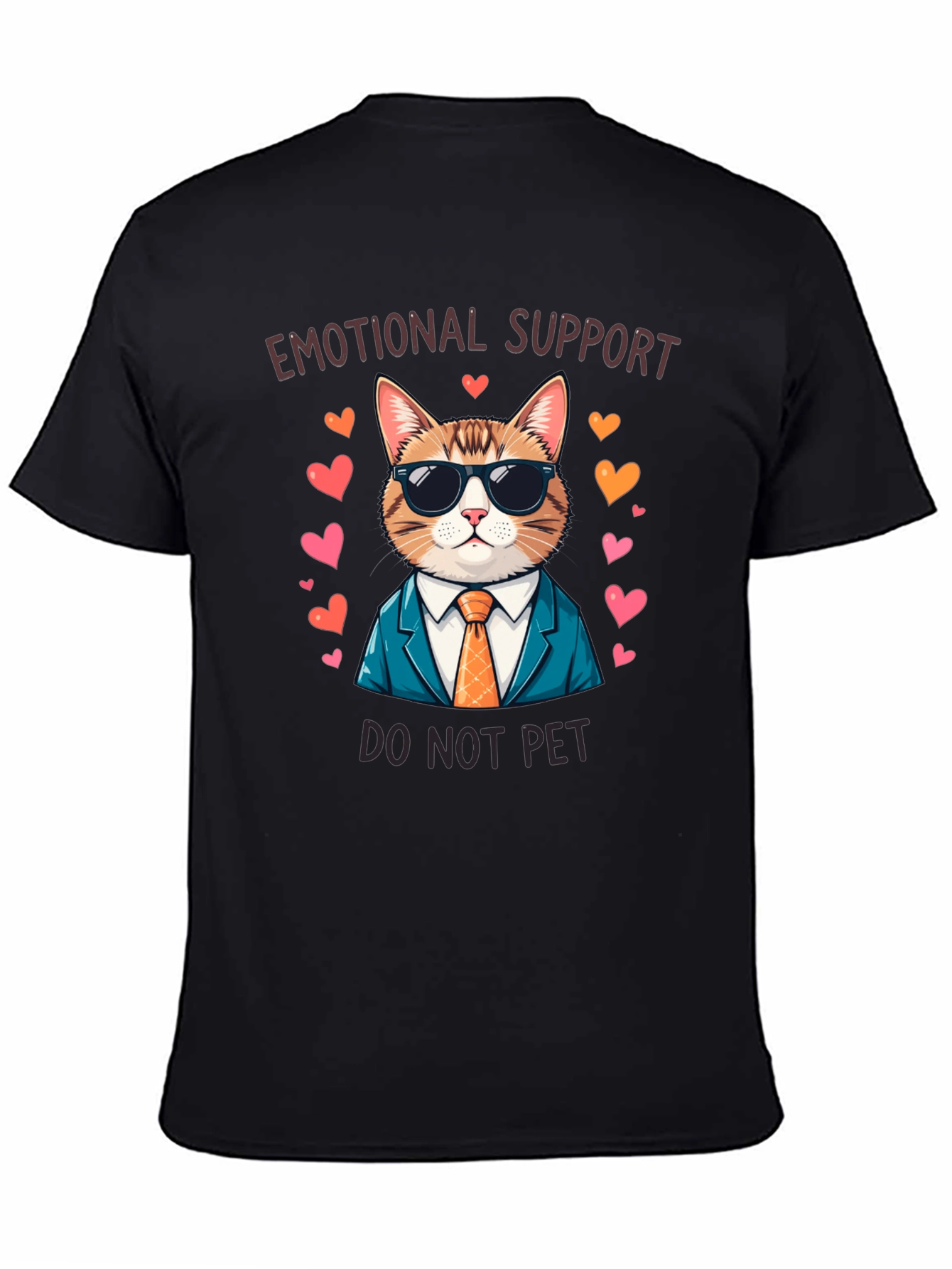 Emotional Support Cat T-Shirt - Do Not Pet!