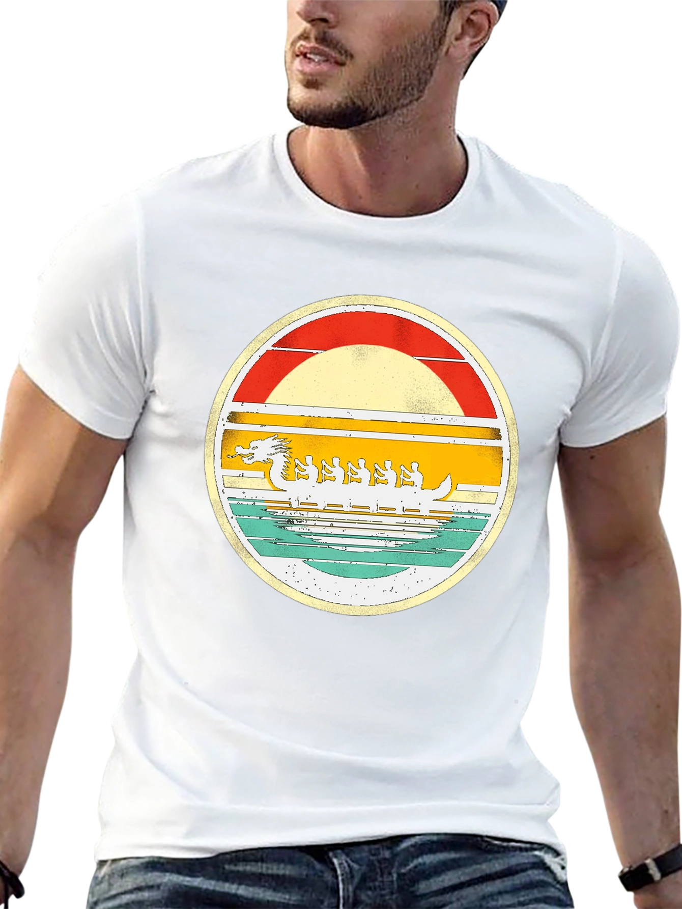 Dragon Boat Festival T-Shirt - Retro Graphic Tee