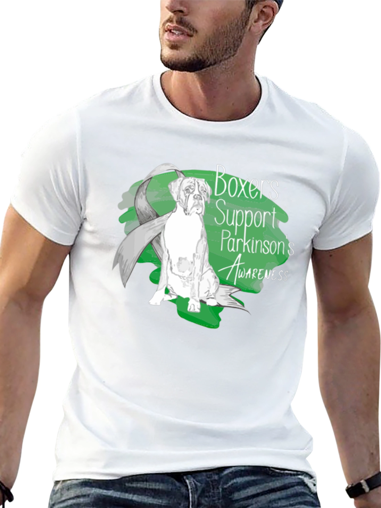 Boxers Support Parkinsons Awareness T-Shirt