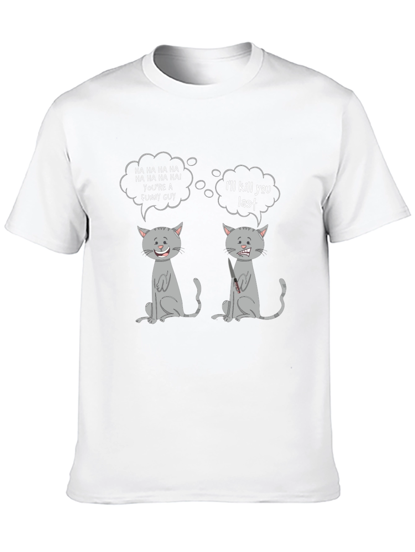 Funny Cat T-Shirt: Comedy & Revenge Humor Tee