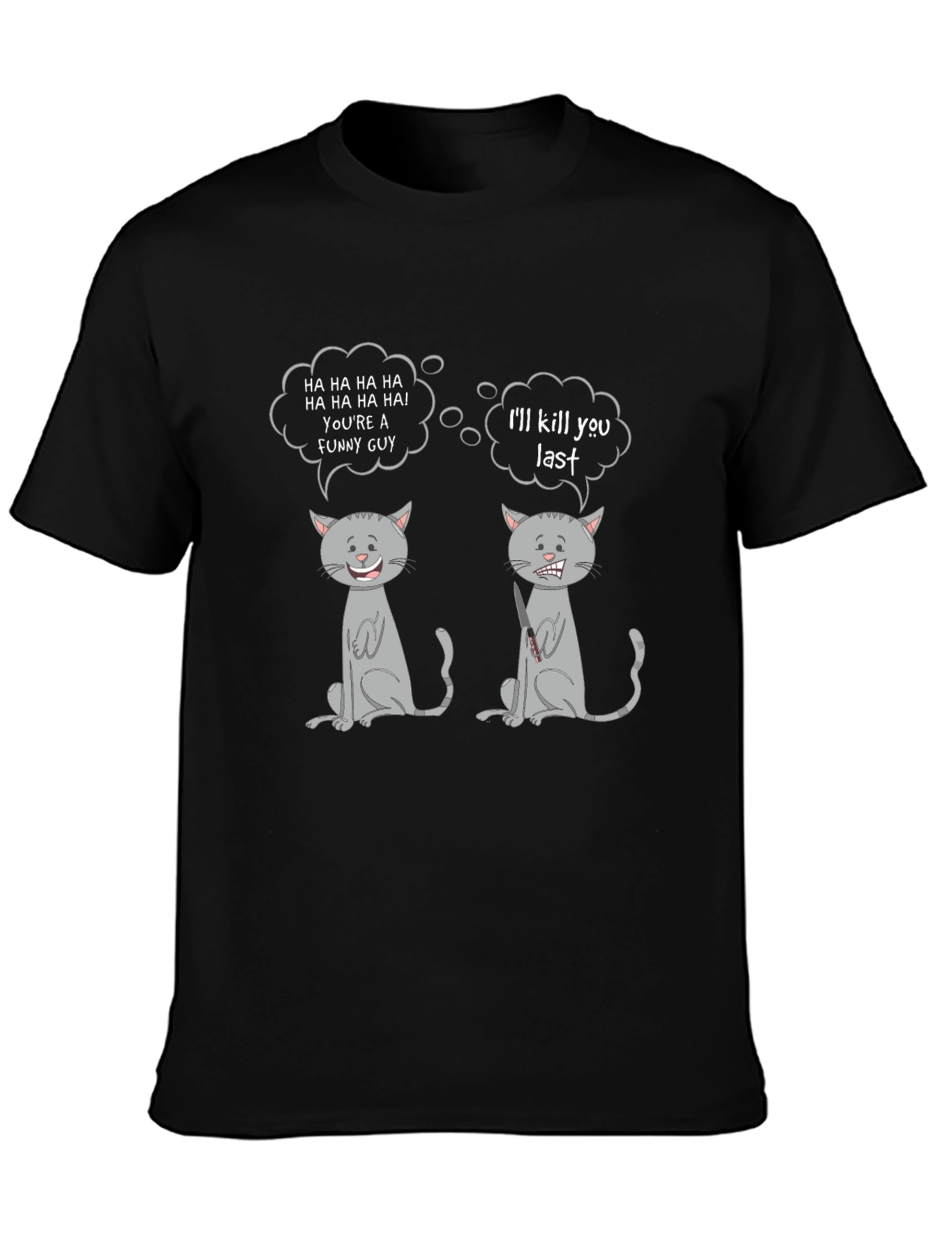 Funny Cat T-Shirt: Comedy & Revenge Humor Tee