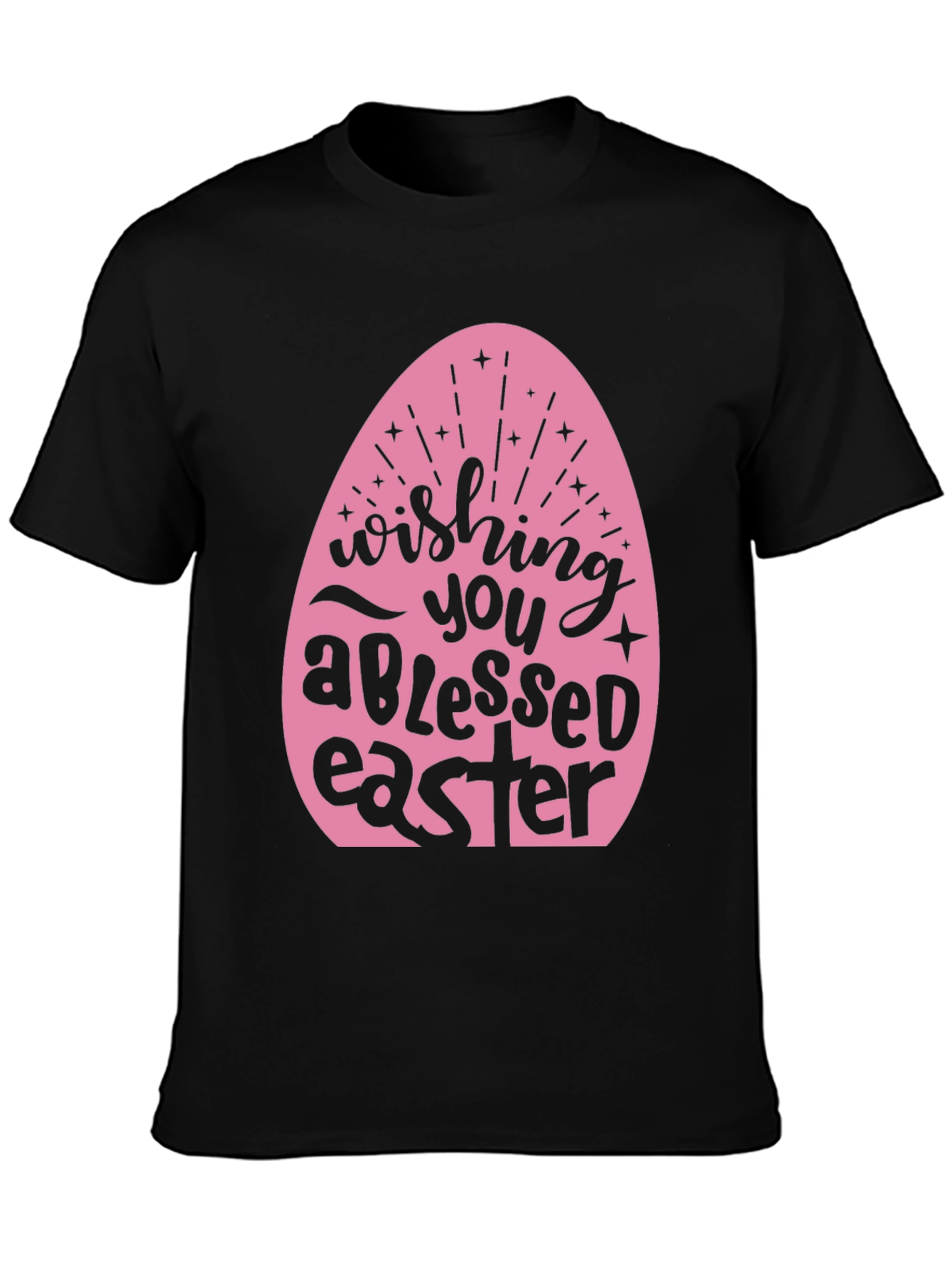 Blessed Easter T-Shirt: Cute Easter Egg Design