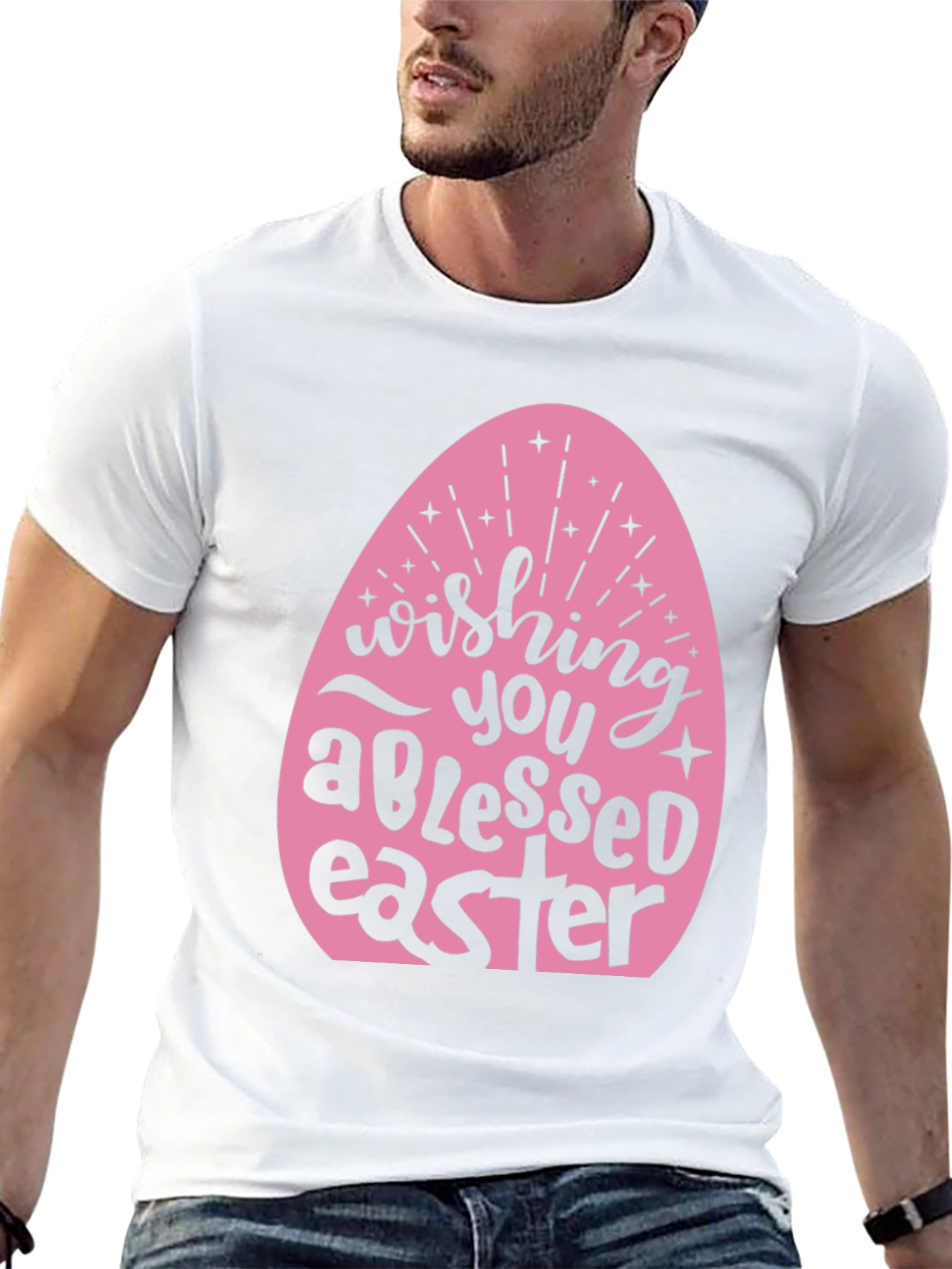 Blessed Easter T-Shirt: Cute Easter Egg Design