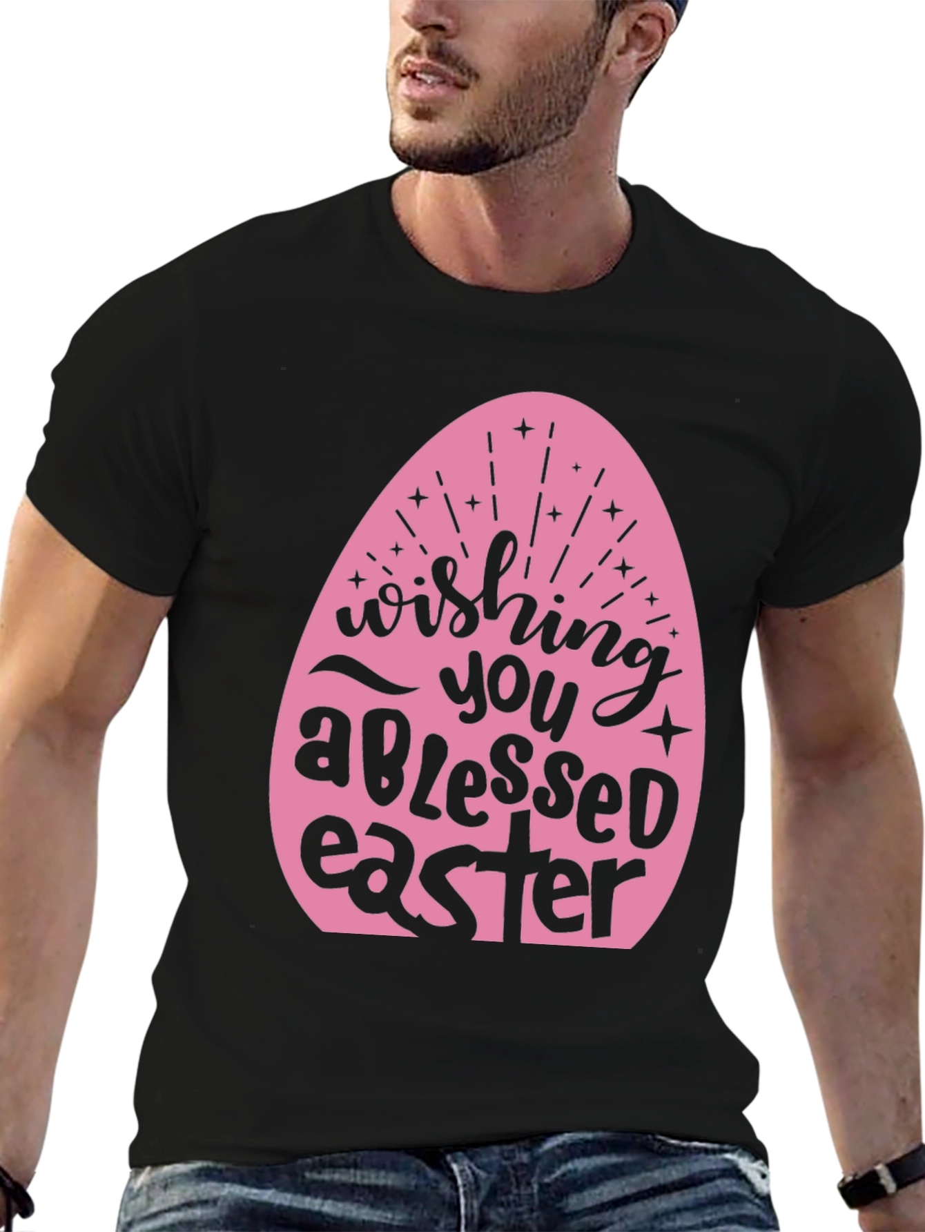 Blessed Easter T-Shirt: Cute Easter Egg Design