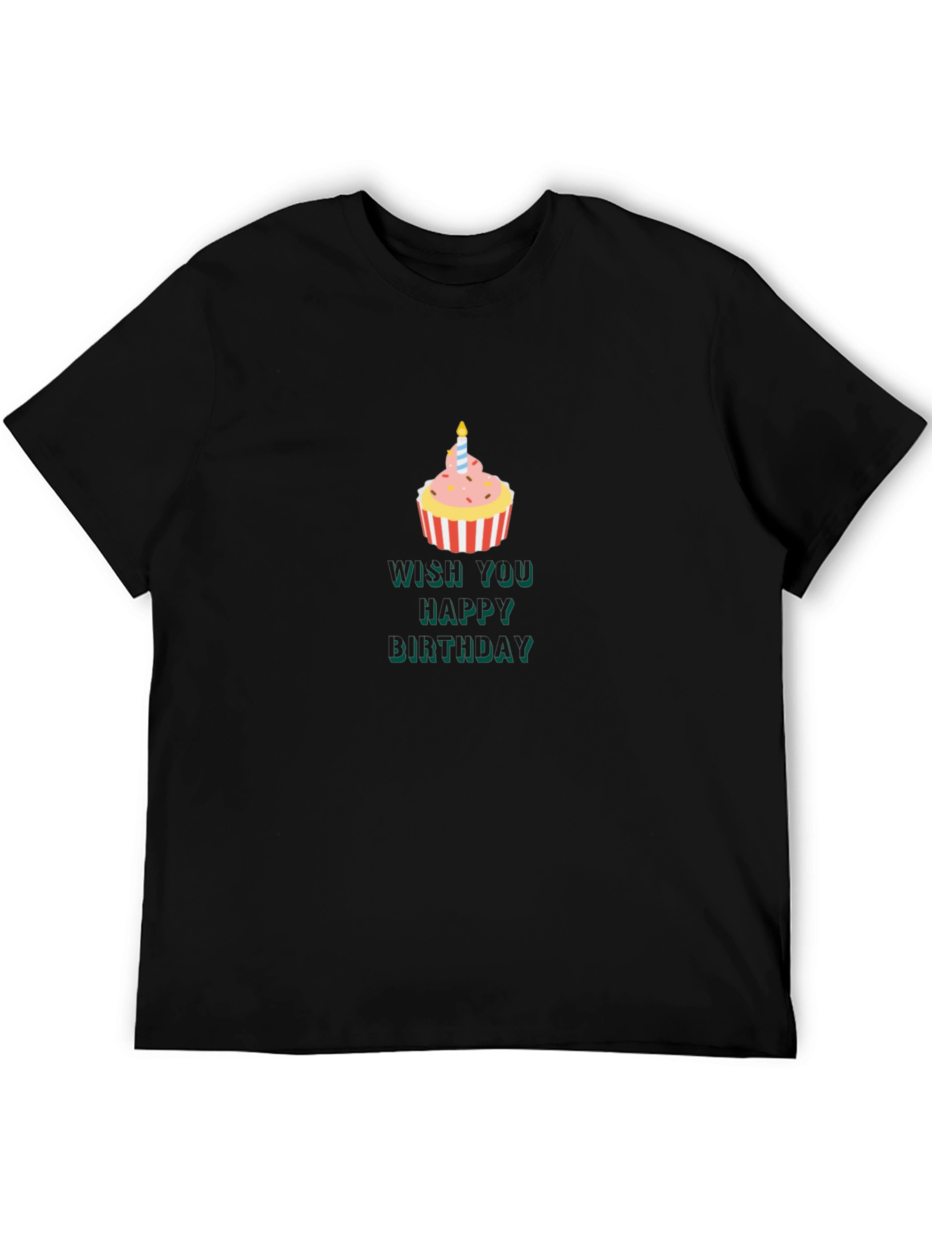 Birthday Cupcake T-Shirt - Wish You Happy Birthday