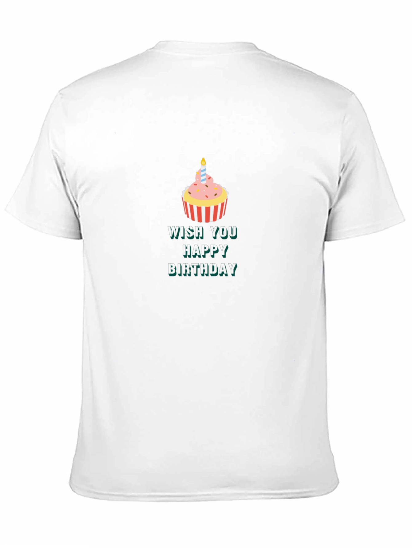 Birthday Cupcake T-Shirt - Wish You Happy Birthday