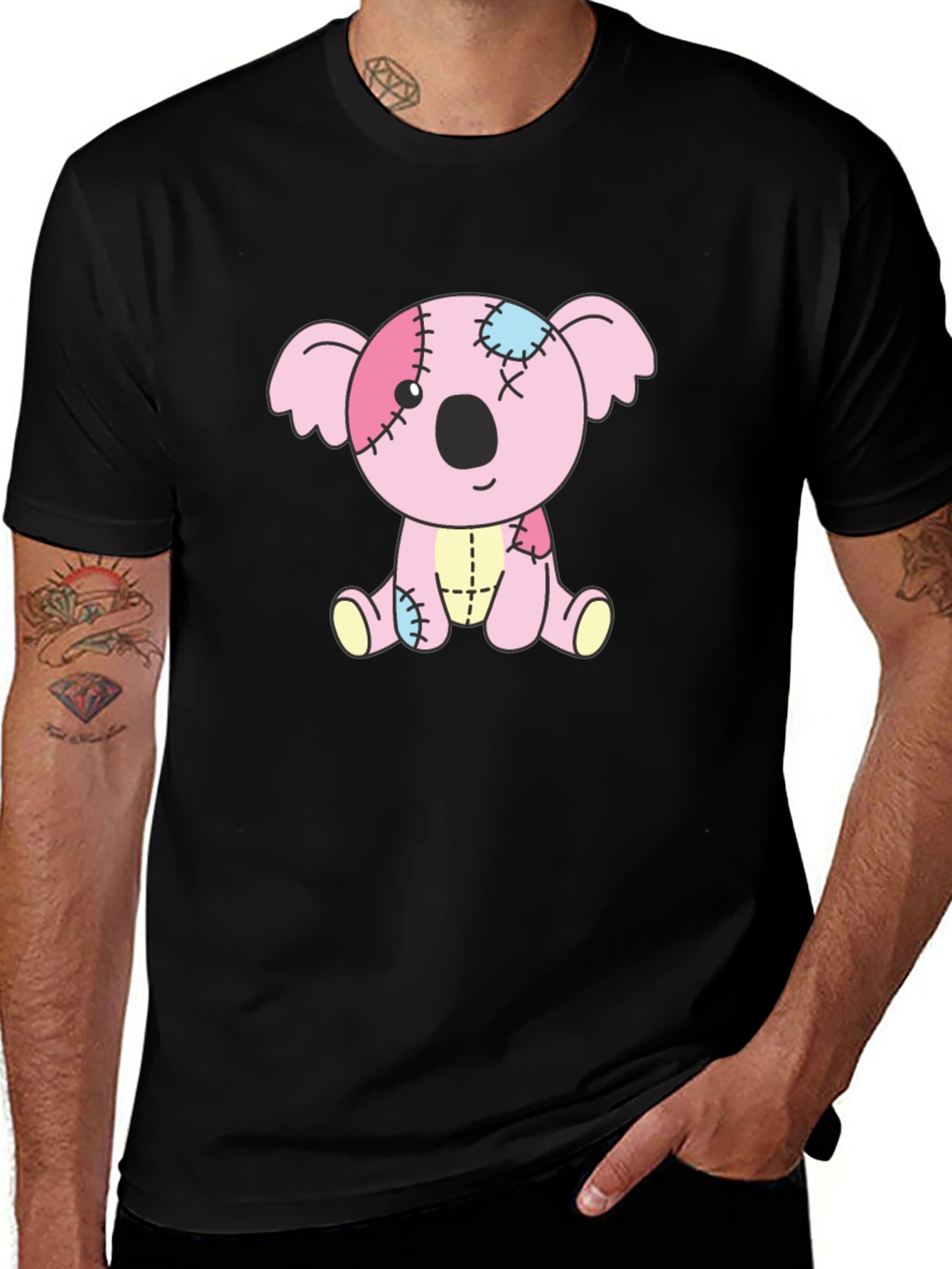 Koala Patchwork Graphic Tee - Unisex