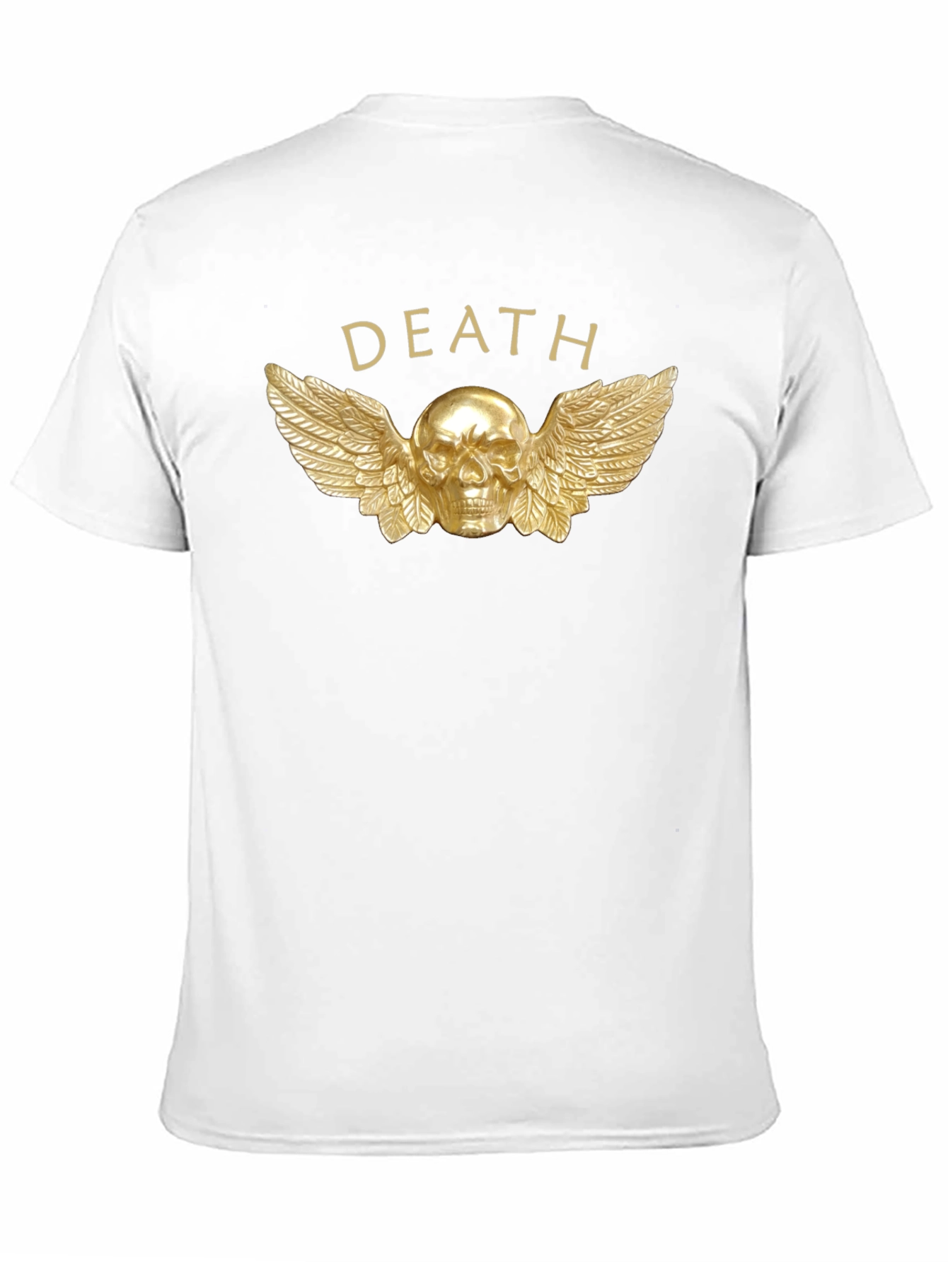 Death Skull Wings Graphic T-Shirt
