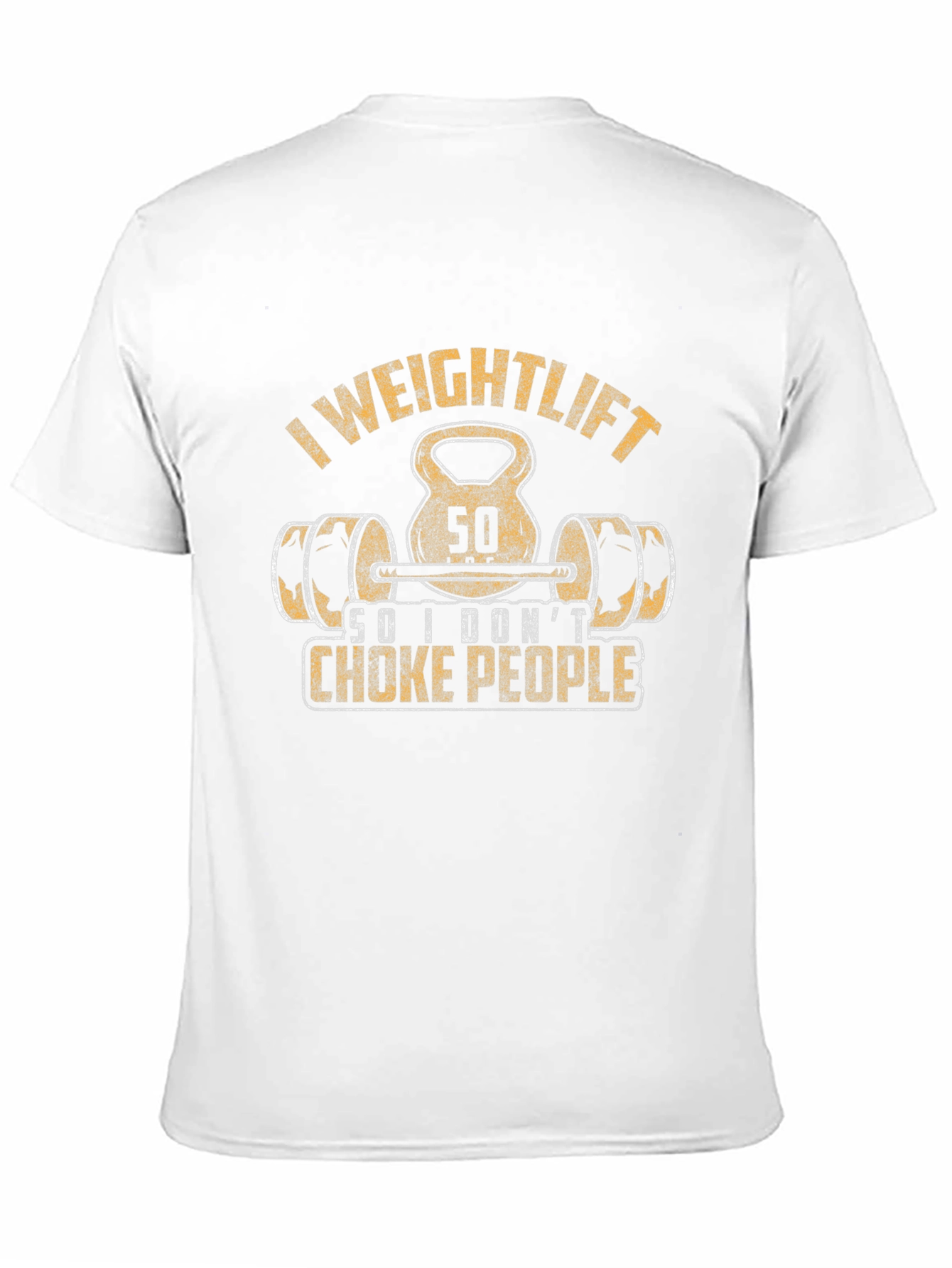 I Weightlift So I Dont Choke People Funny T-Shirt