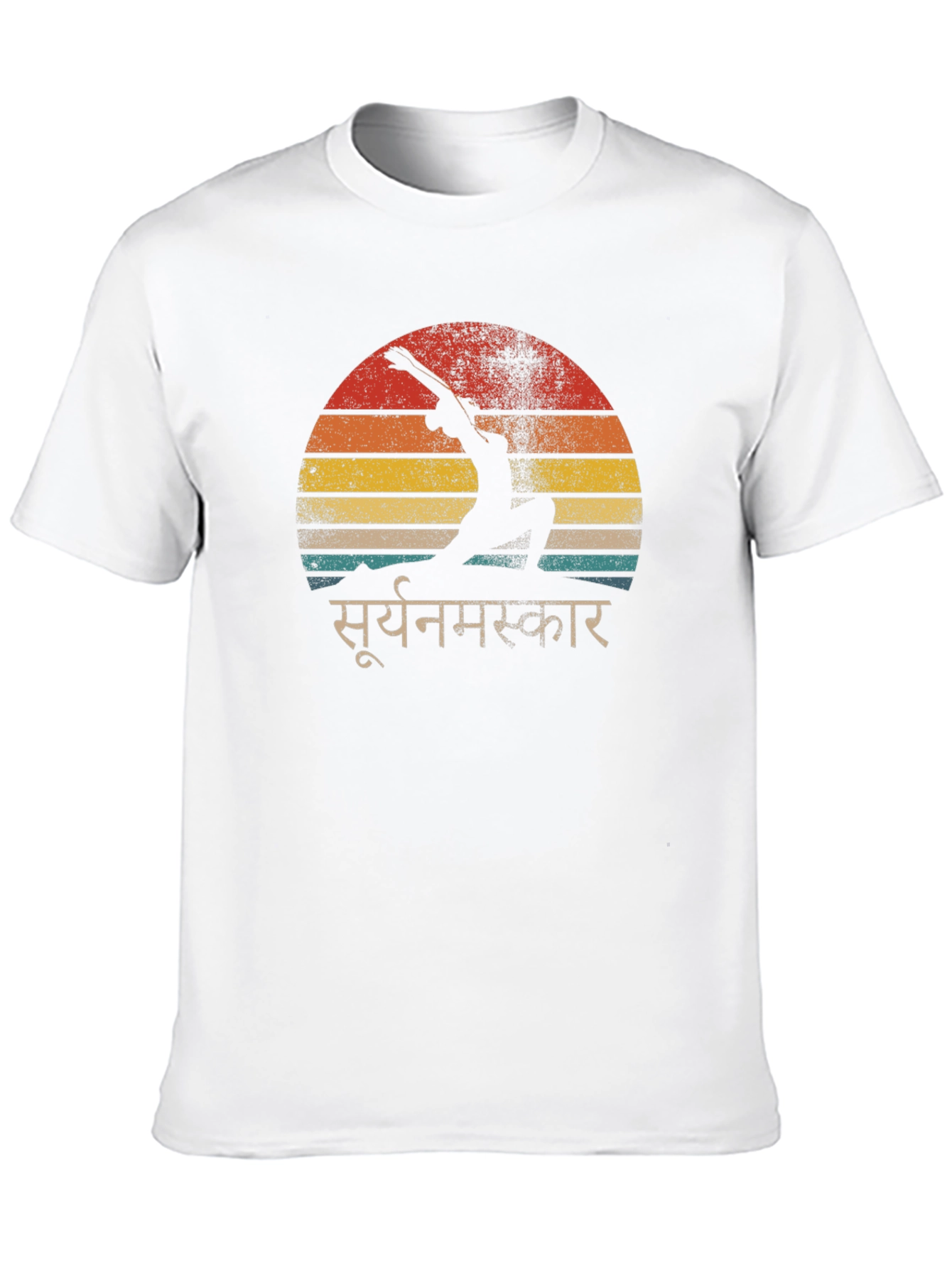Yoga Sun Salutation Graphic T-Shirt
