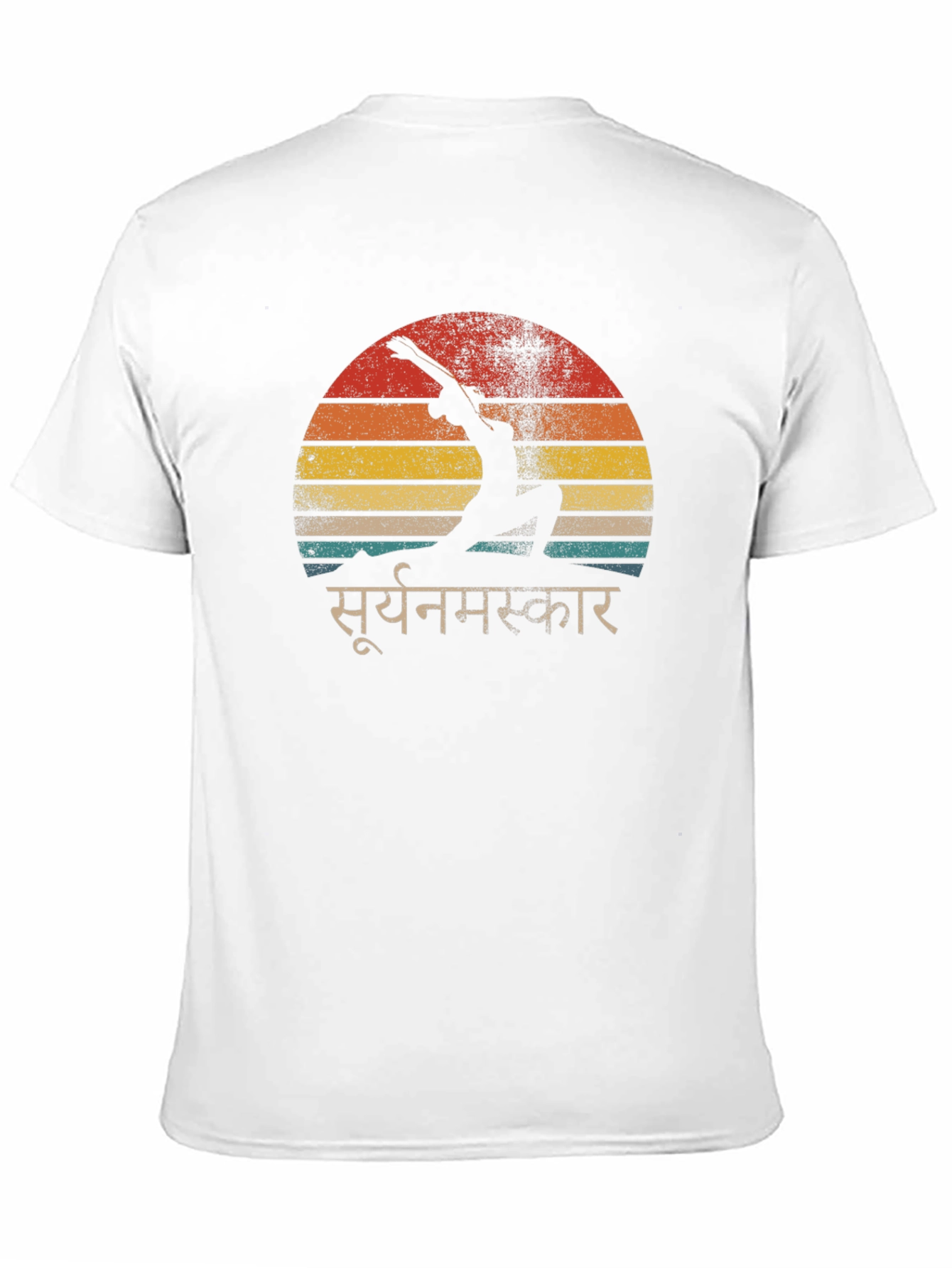 Yoga Sun Salutation Graphic T-Shirt