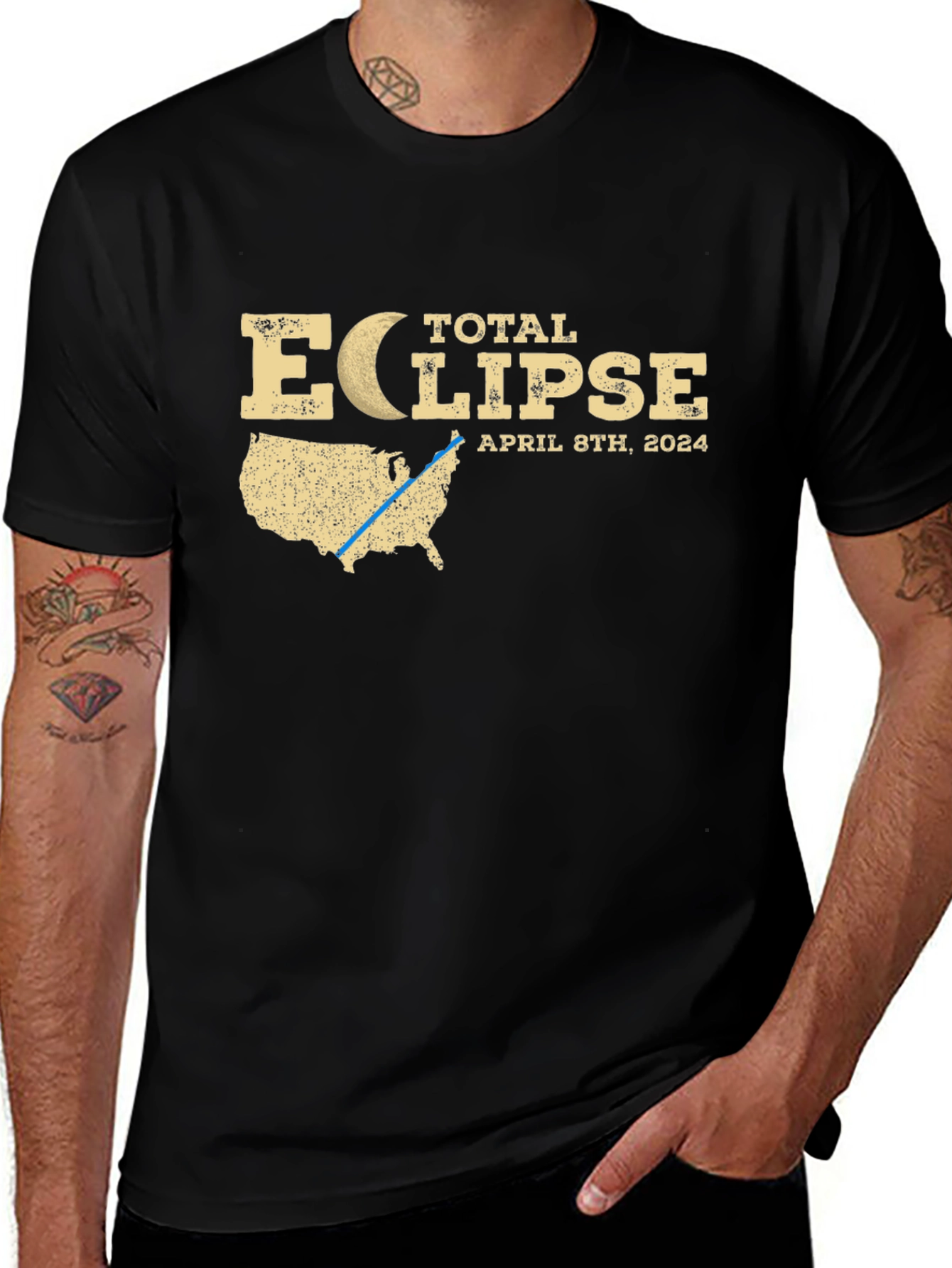 Total Eclipse 2024 April 8th T-Shirt