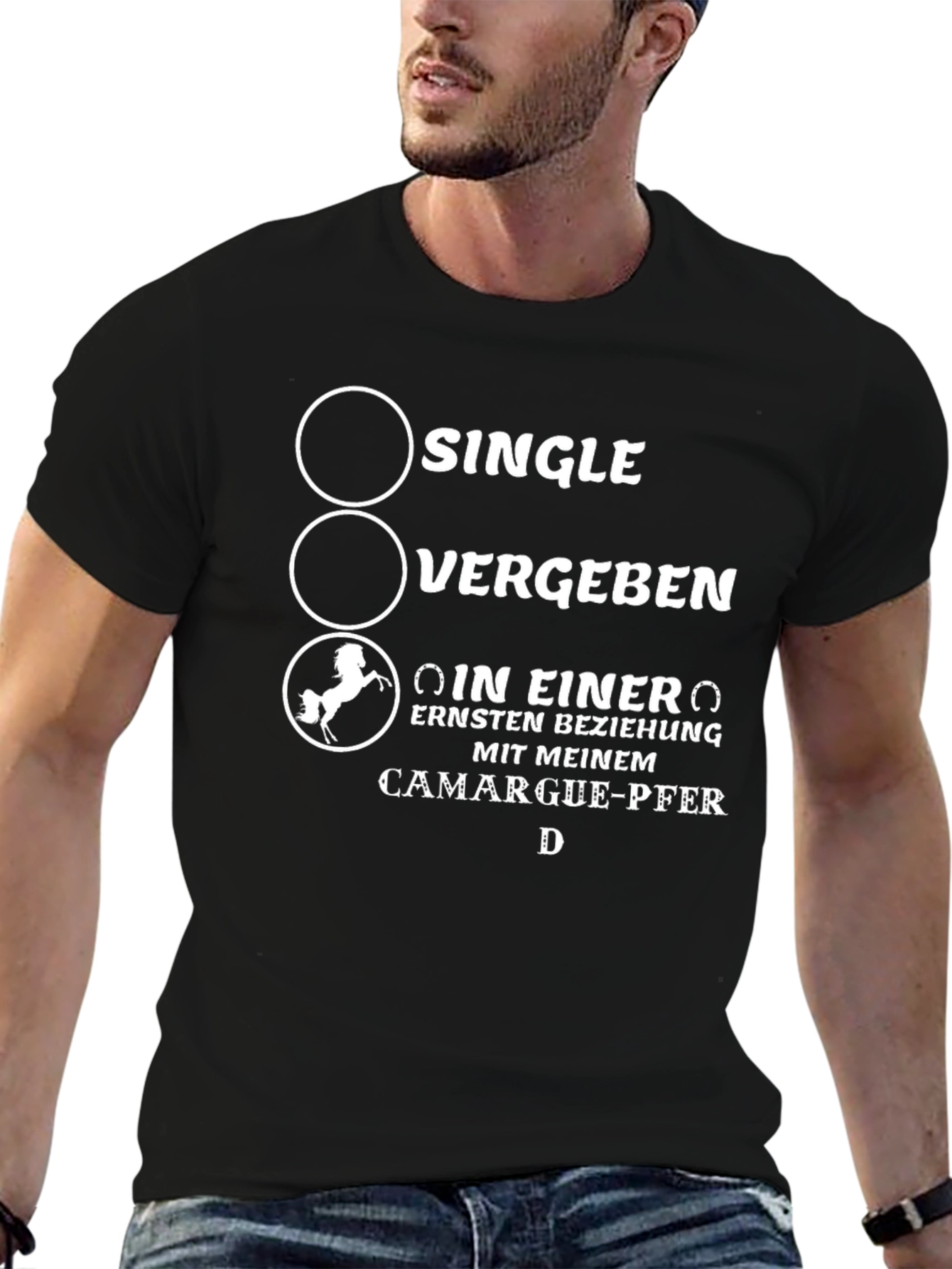 Camargue Horse Lover T-Shirt - Serious Relationship Tee