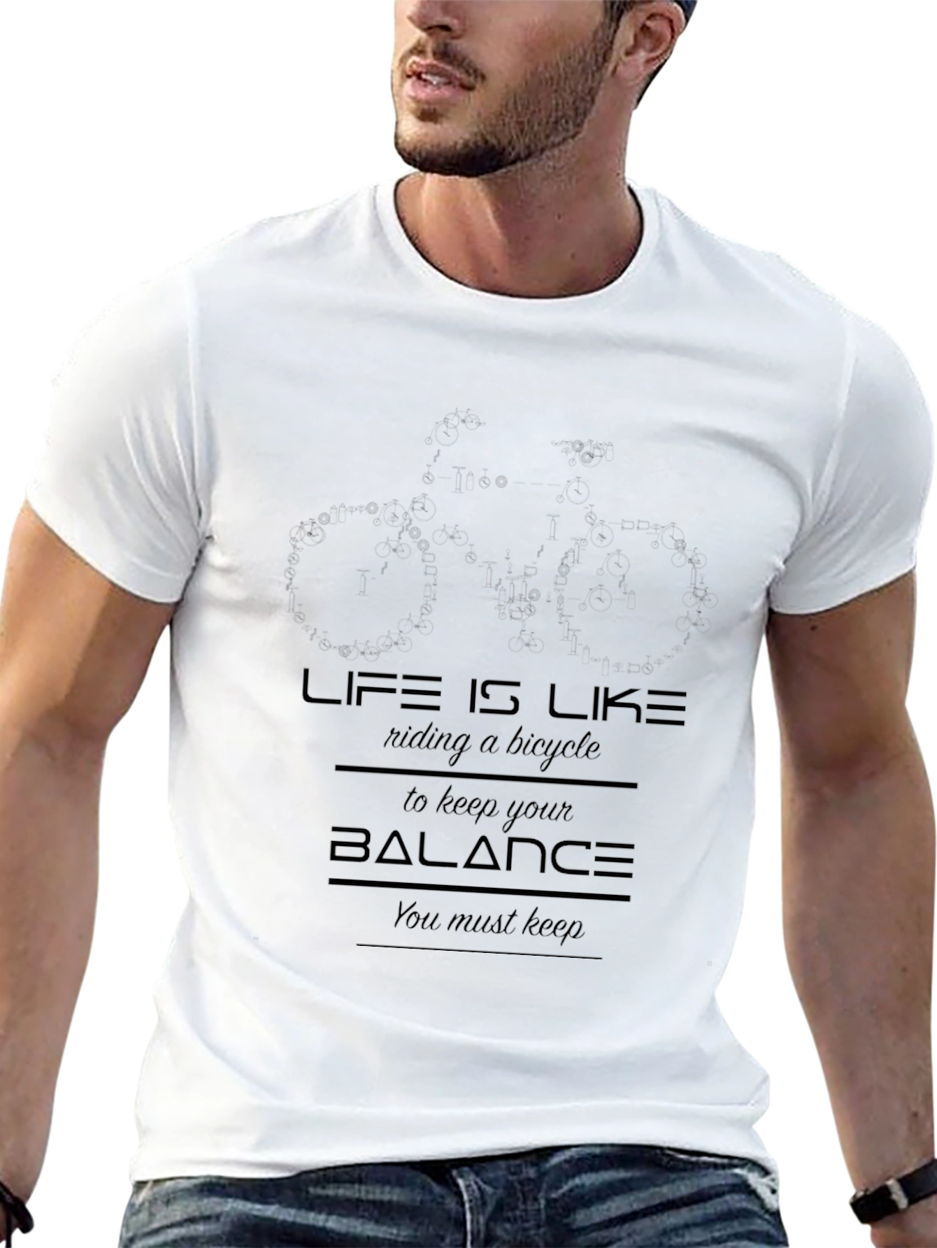 Life is Like Riding a Bicycle T-Shirt