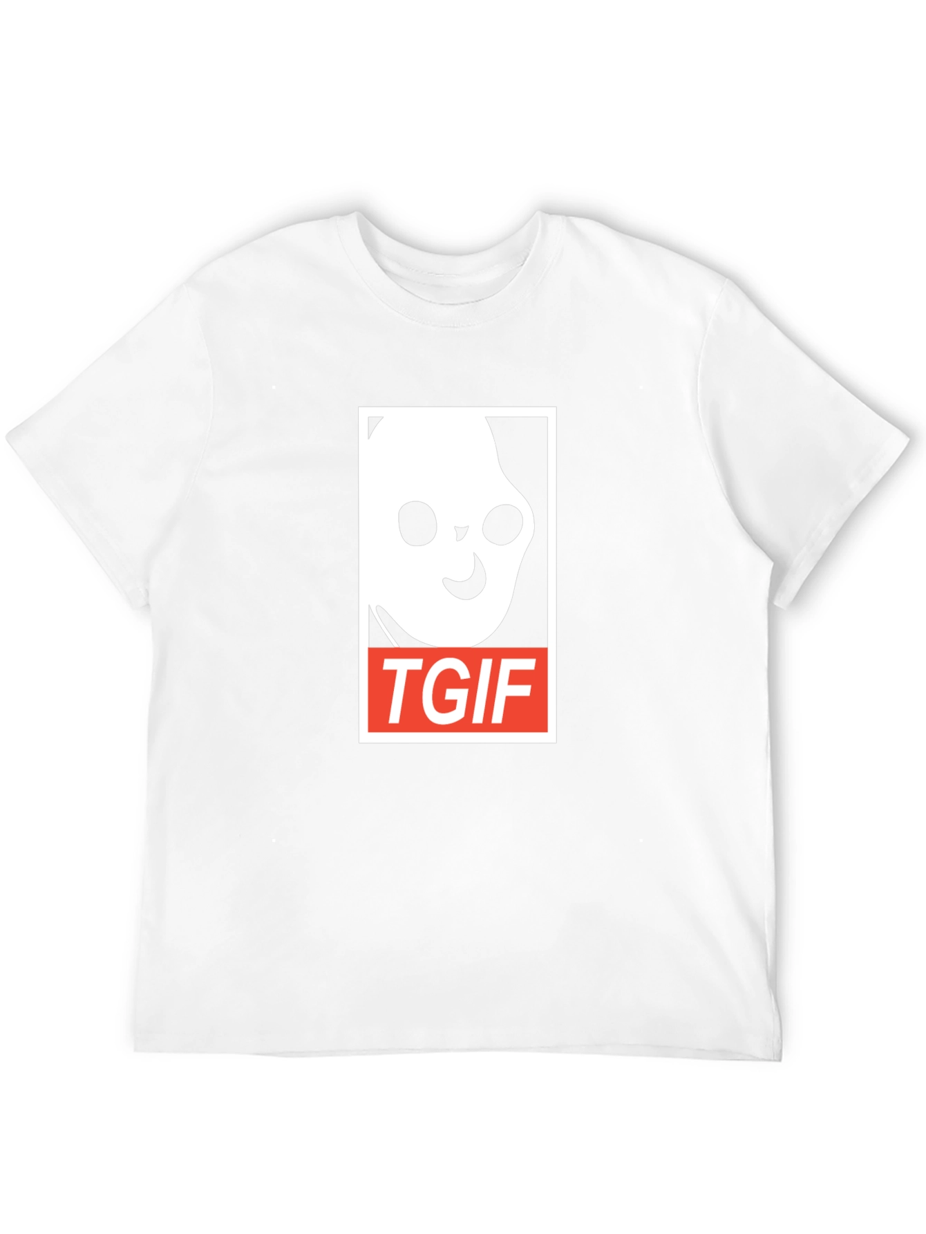 TGIF Ghost Graphic Tee - Soft Cotton Blend