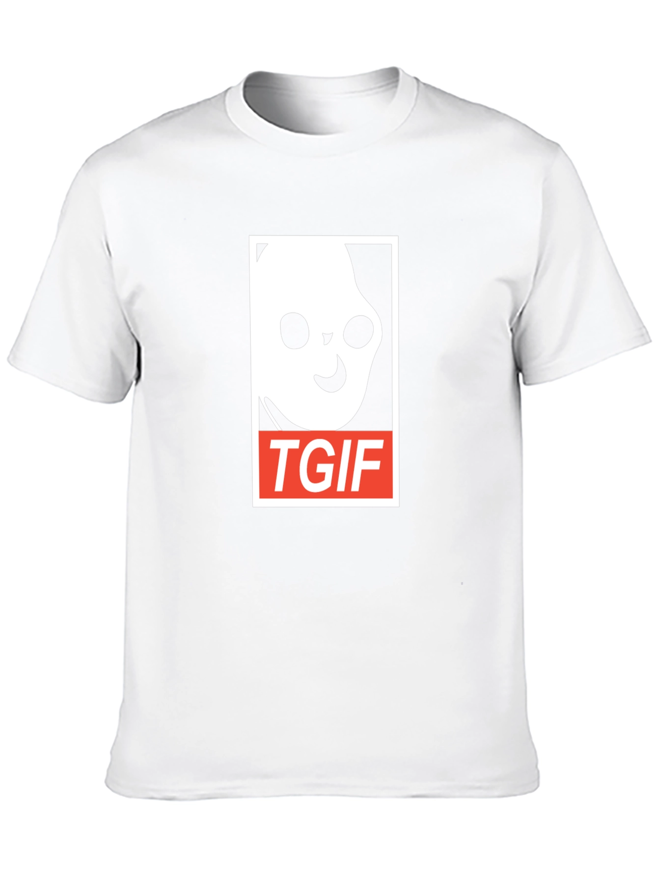 TGIF Ghost Graphic Tee - Soft Cotton Blend