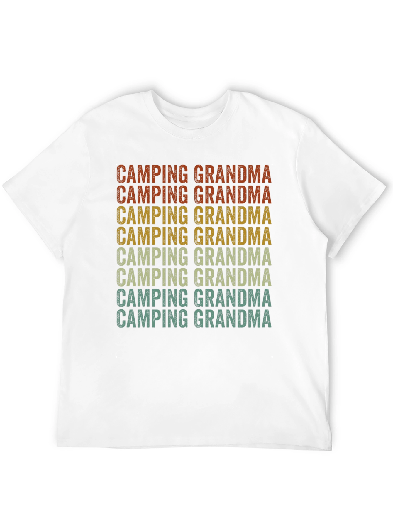 Camping Grandma Retro T-Shirt