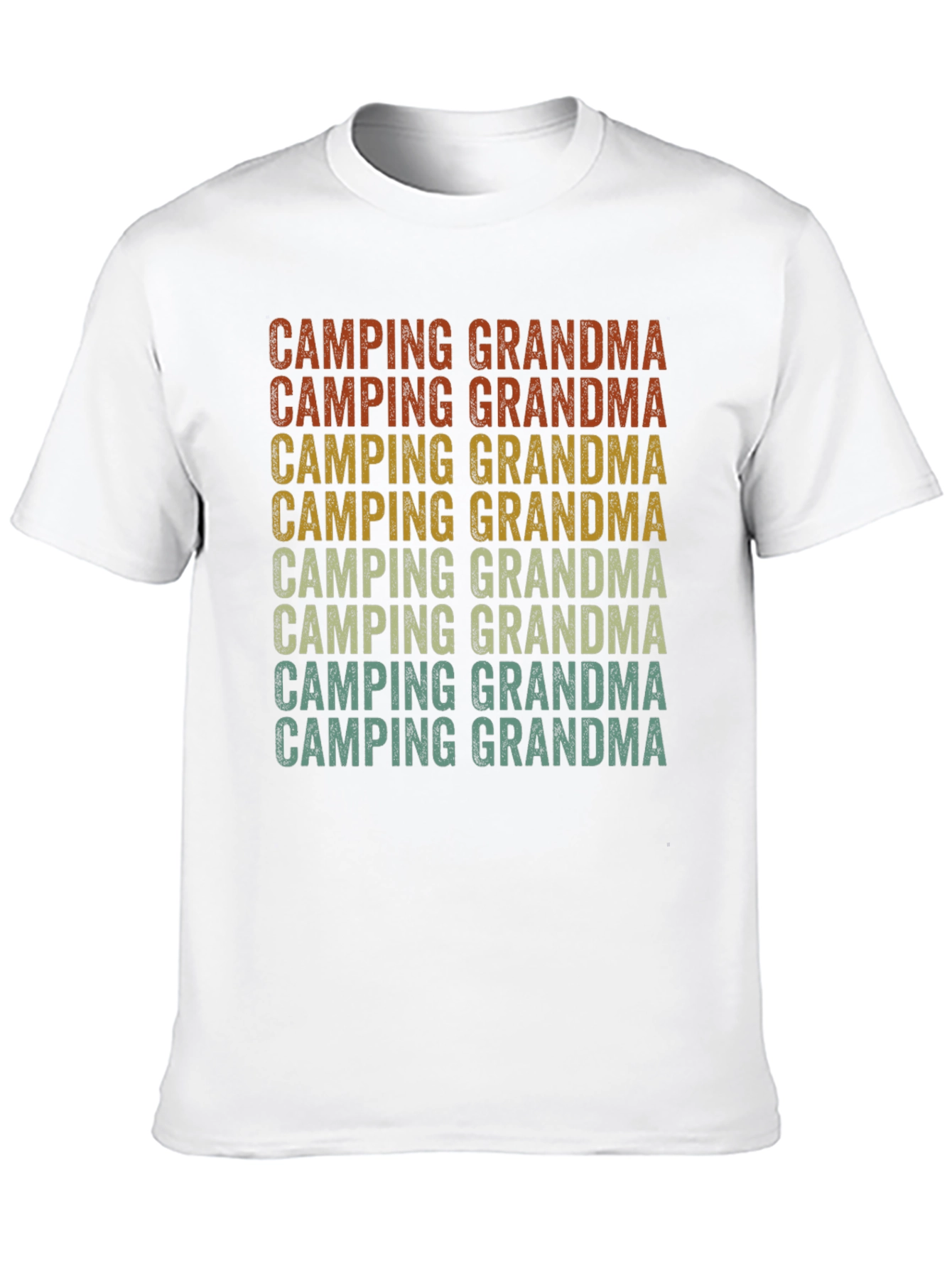 Camping Grandma Retro T-Shirt