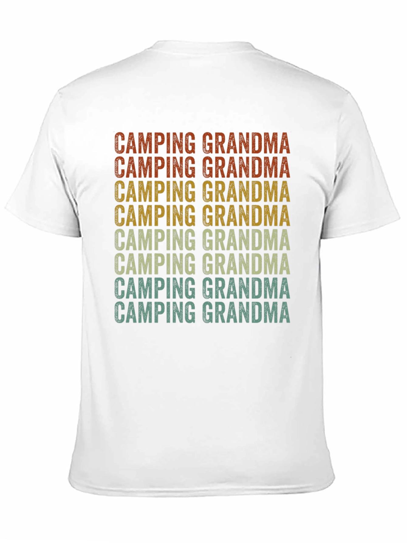 Camping Grandma Retro T-Shirt