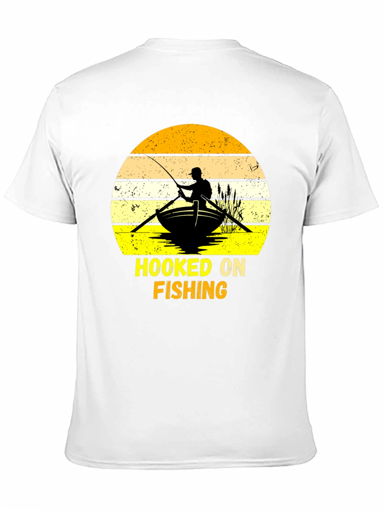 Hooked On Fishing Graphic T-Shirt