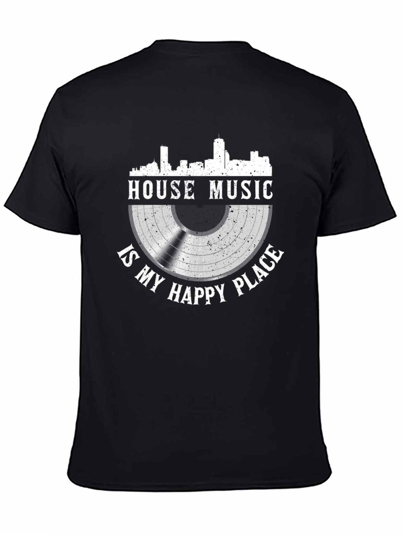 House Music Is My Happy Place Graphic Tee